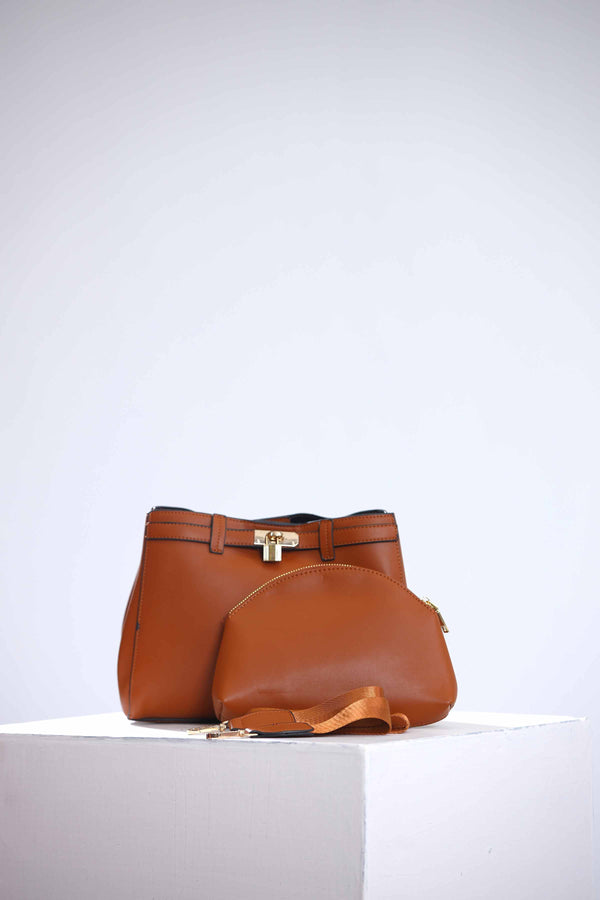 Brown Shoulder Bag-434462113
