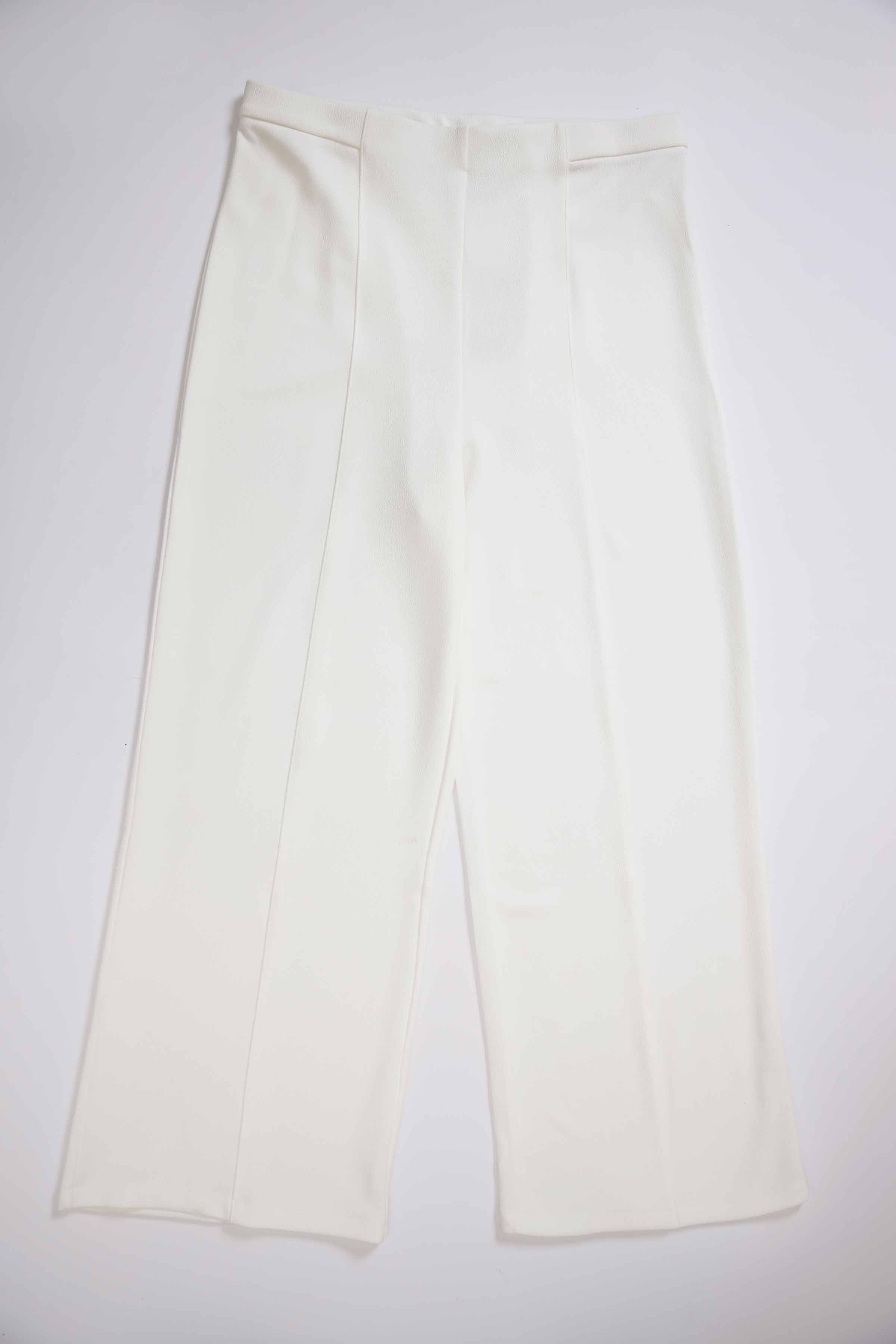 Dyed Pants-White