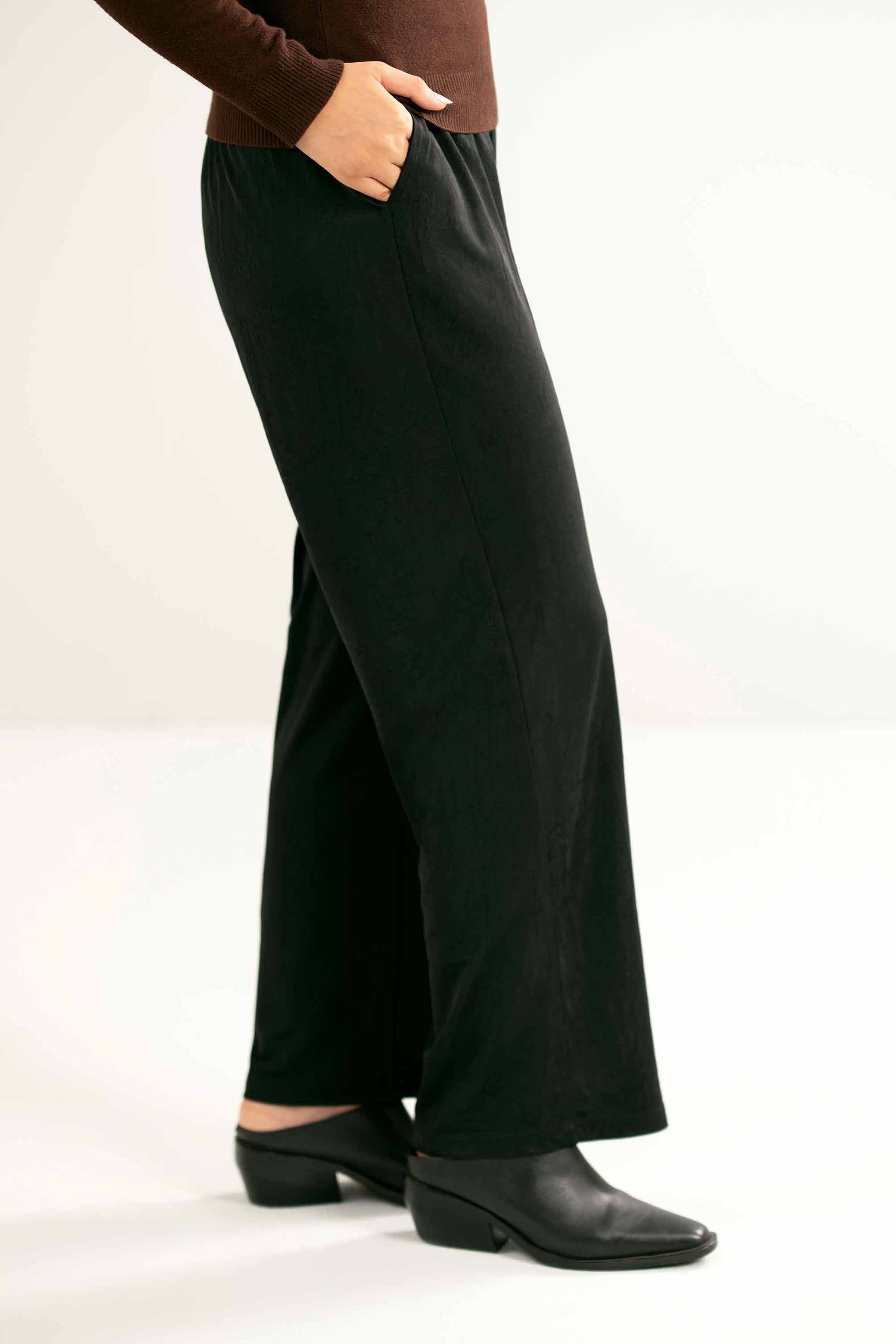 Black Women Pant-440470103 for Women - Pret Collection | Nishat | Shop Online