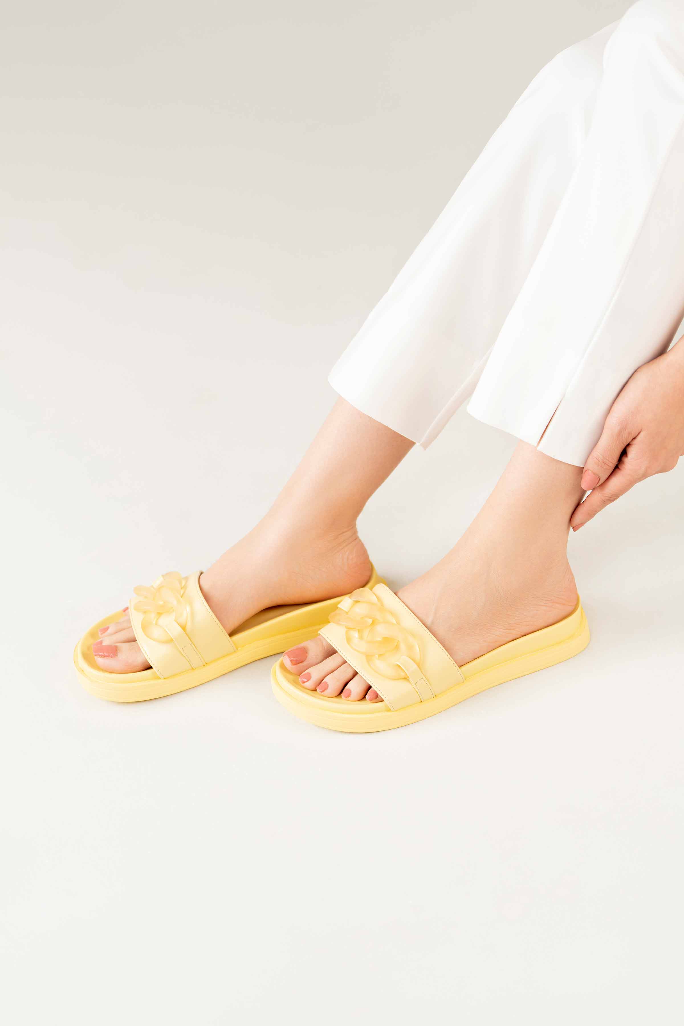 Yellow Chappal-440542902 for Women - Fashion Collection | Nishat | Shop Online