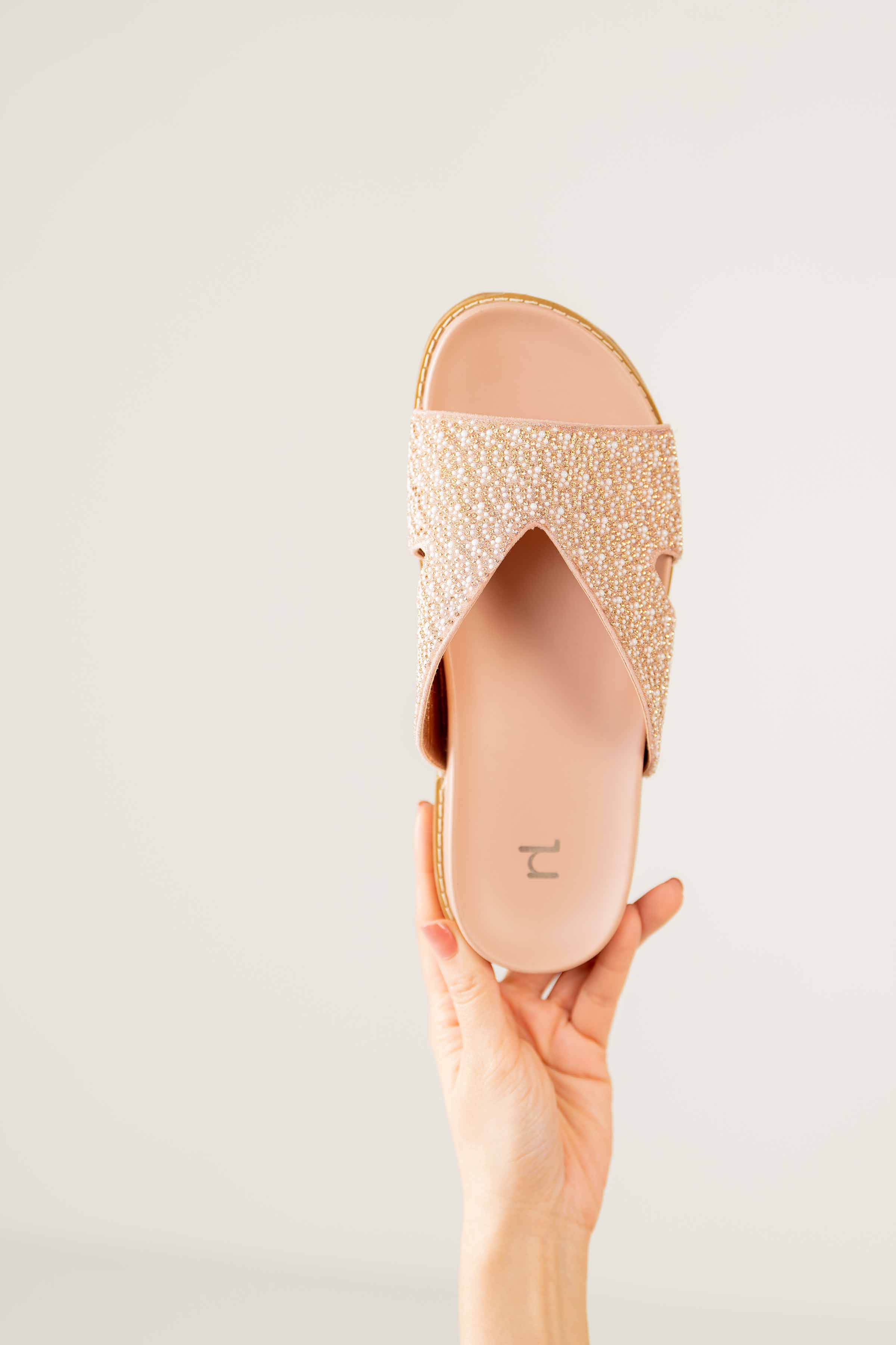 Champagne Chappal-440562916 for Women - Fashion Collection | Nishat | Shop Online