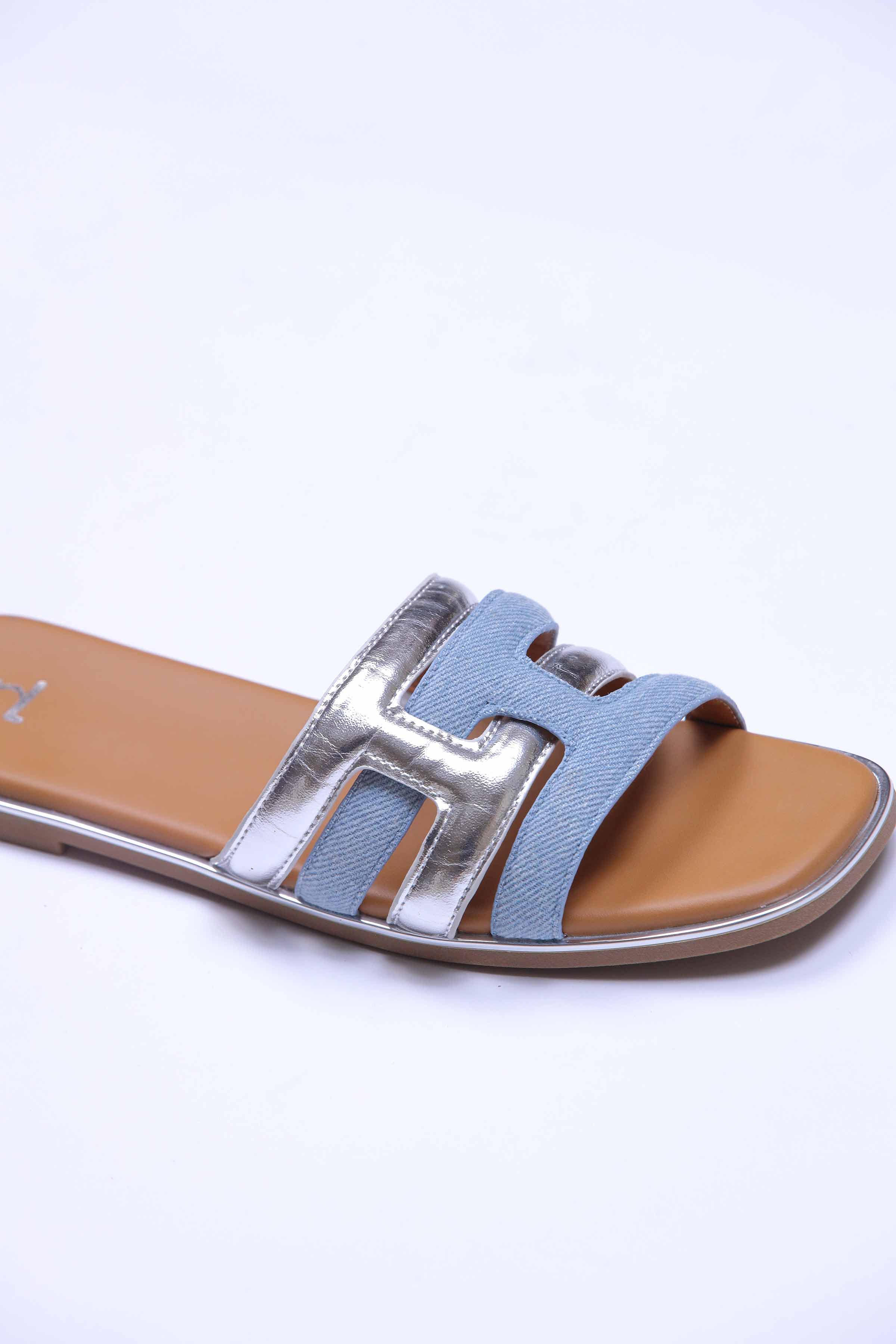 Silver Chappal-440592920 for Women - Fashion Collection | Nishat | Shop Online