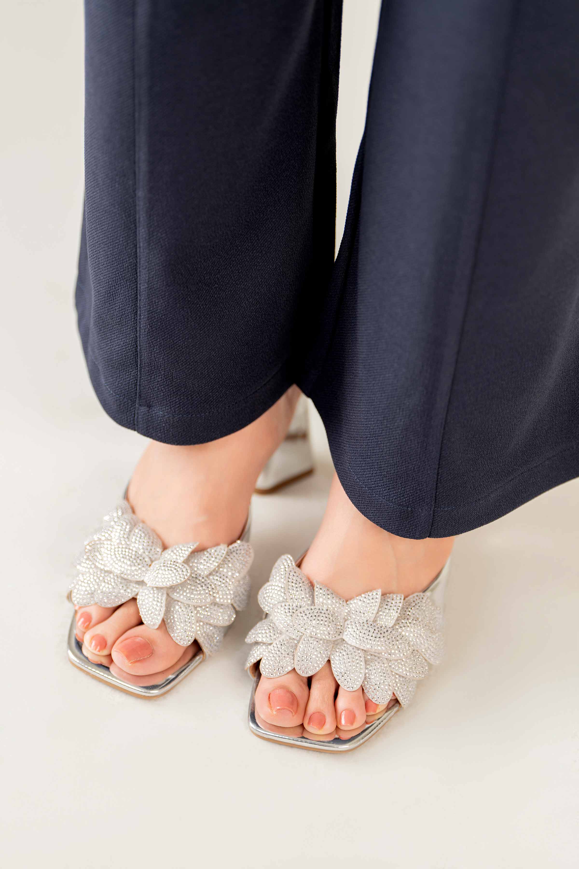 Silver Block Heels-440662920 for Women - Fashion Collection | Nishat | Shop Online