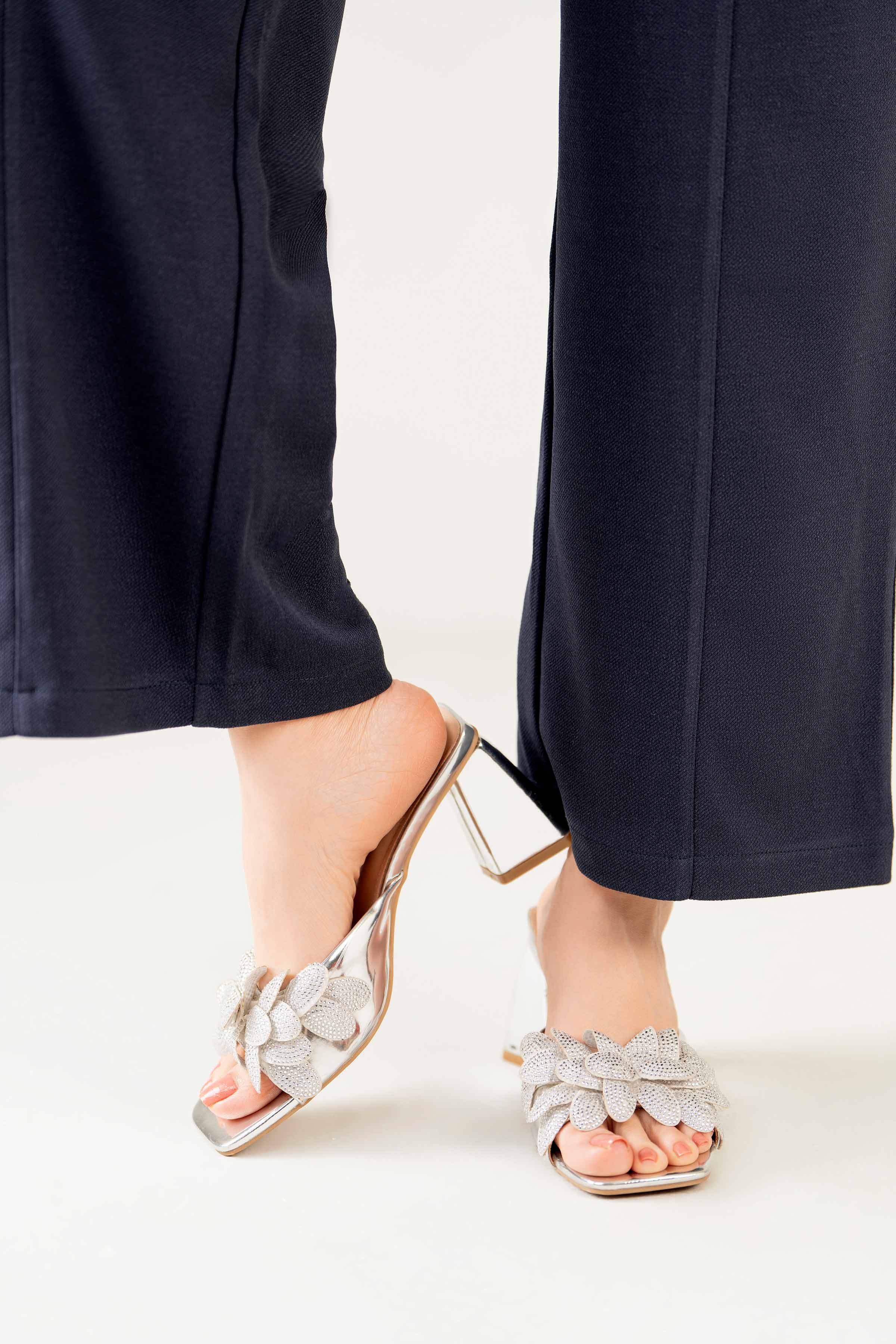 Silver Block Heels-440662920 for Women - Fashion Collection | Nishat | Shop Online