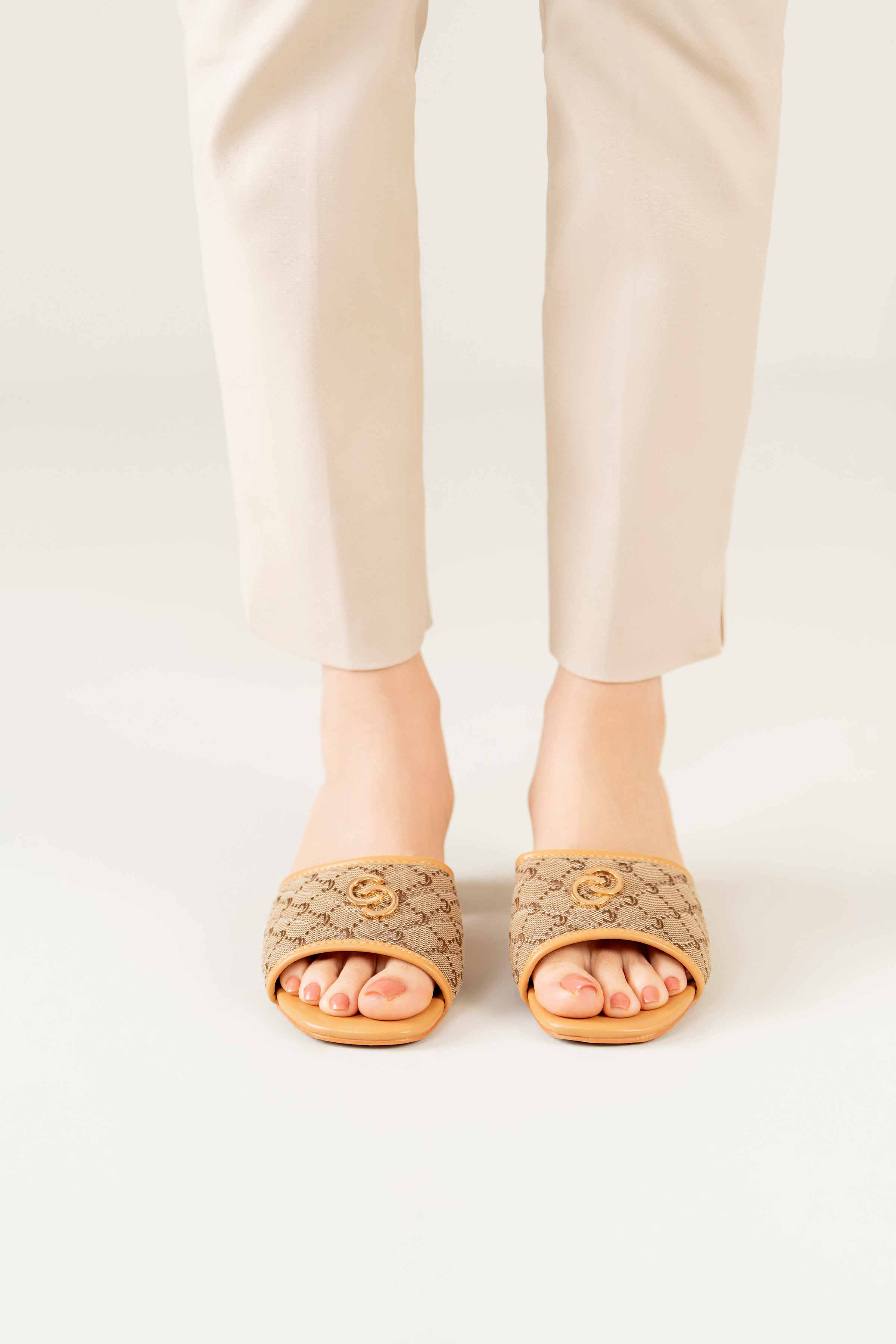 Beige Block Heels-440672918 for Women - Fashion Collection | Nishat | Shop Online