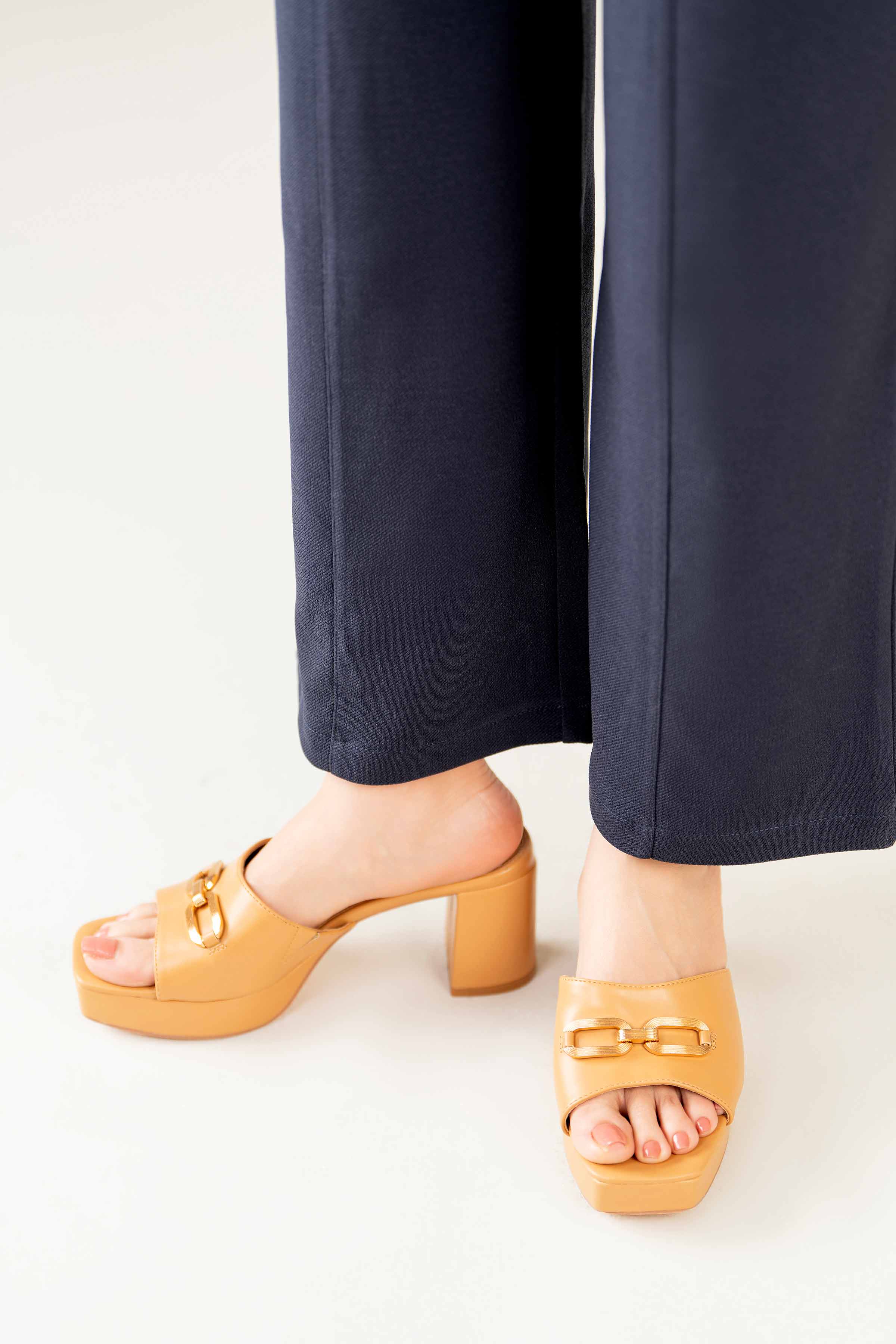 Beige Block Heels-440692918 for Women - Fashion Collection | Nishat | Shop Online