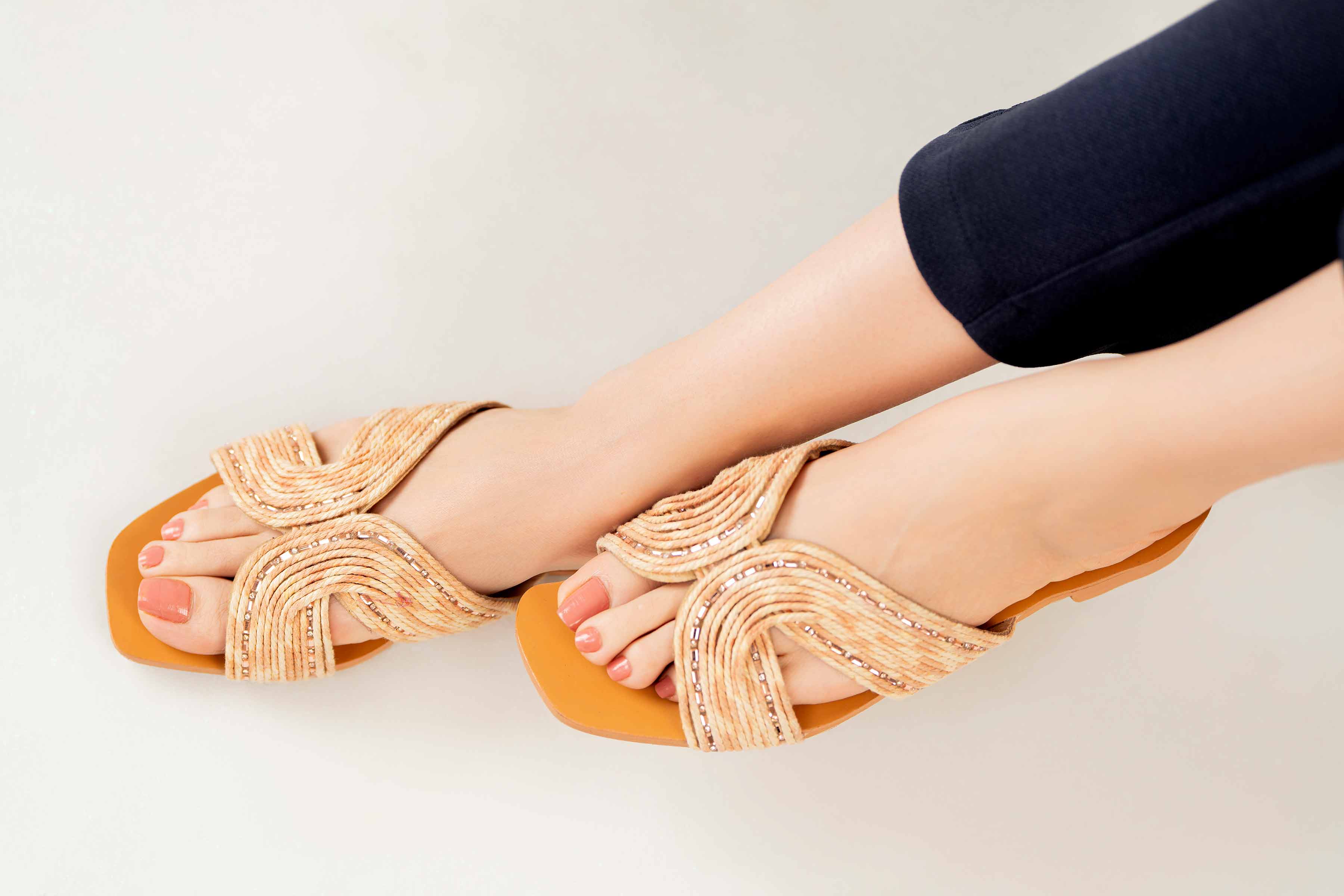 Yellow Chappal-440702902 for Women - Fashion Collection | Nishat | Shop Online