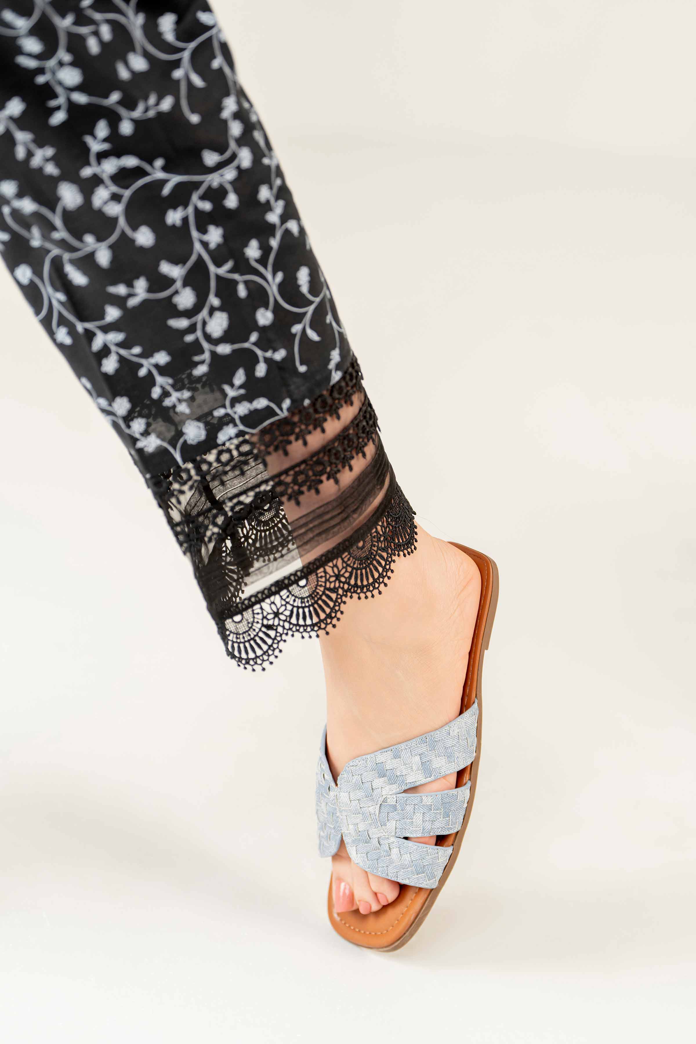 Blue Chappal-440782908 for Women - Fashion Collection | Nishat | Shop Online