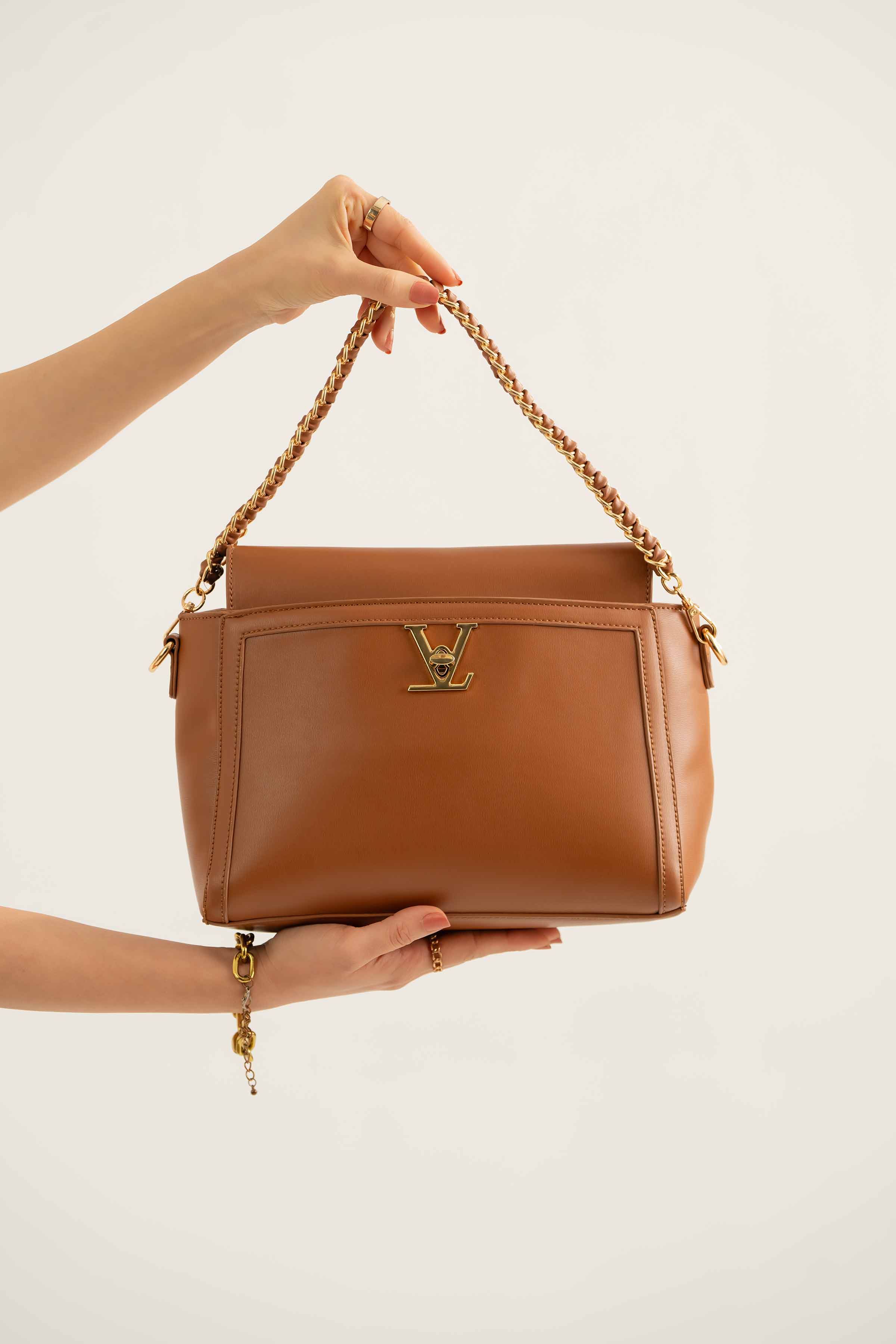 Brown Shoulder Bag-440802113 for Women - Fashion Collection | Nishat | Shop Online