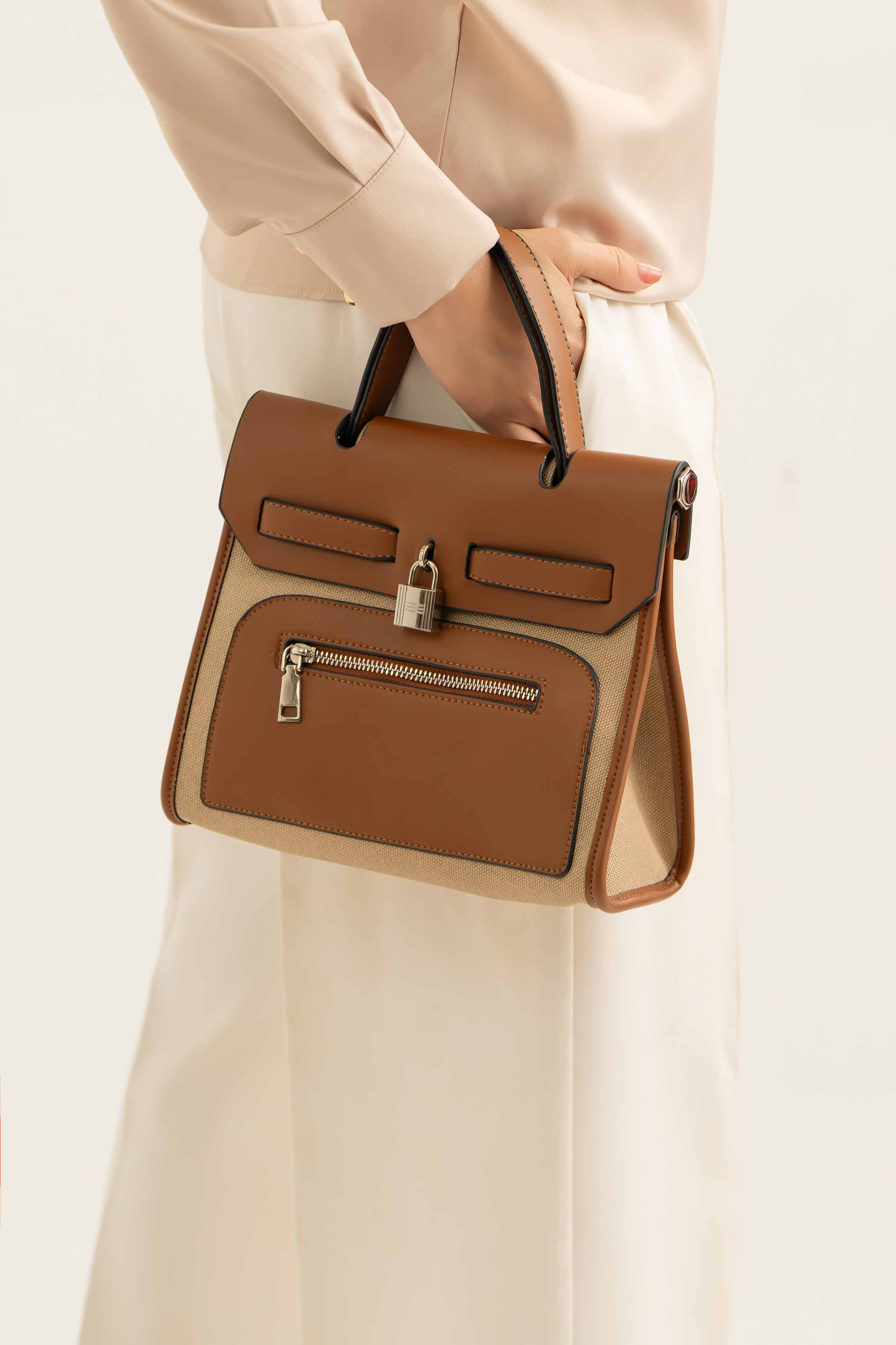 Brown Shoulder Bag-440822113 for Women - Fashion Collection | Nishat | Shop Online