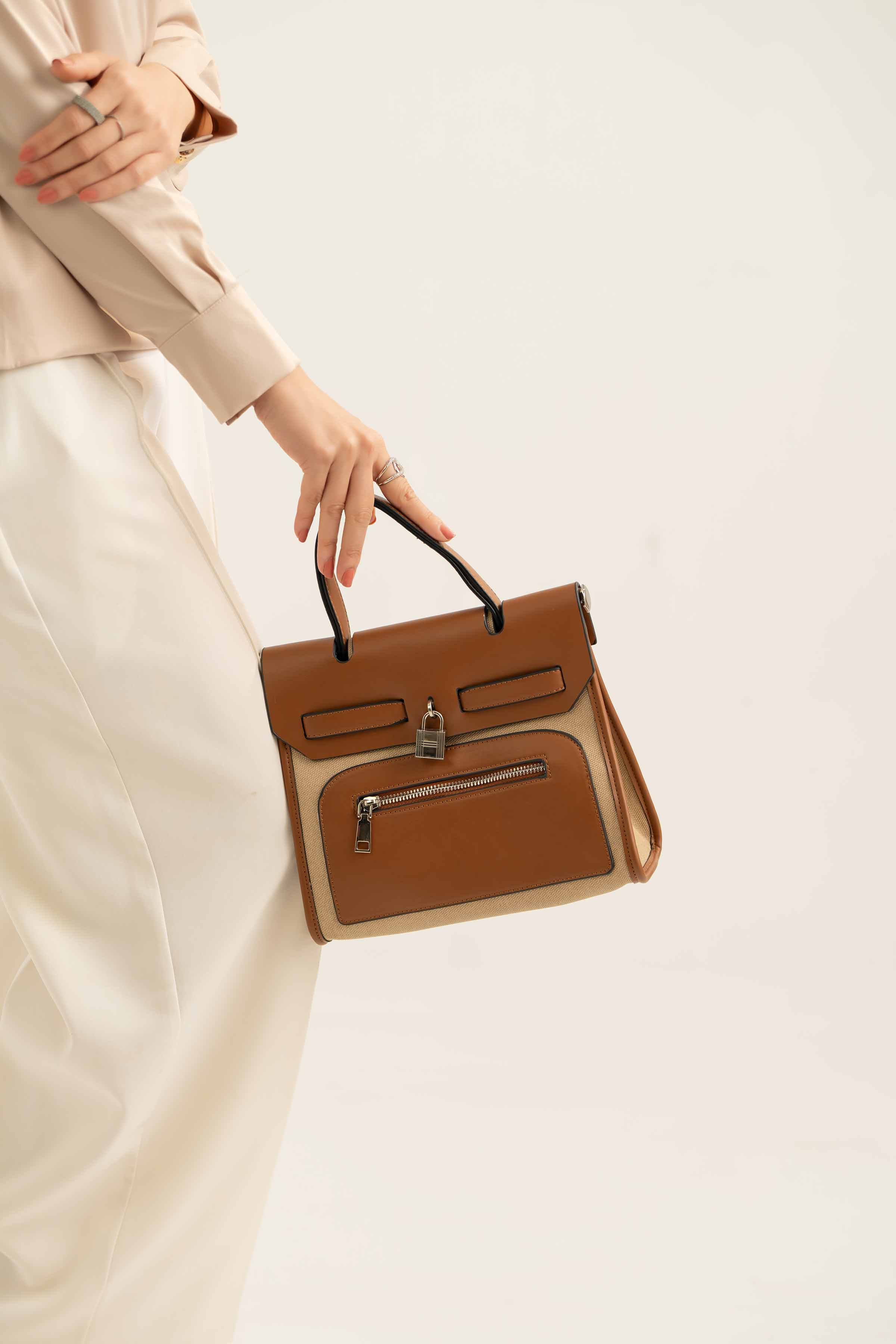 Brown Shoulder Bag-440822113 for Women - Fashion Collection | Nishat | Shop Online