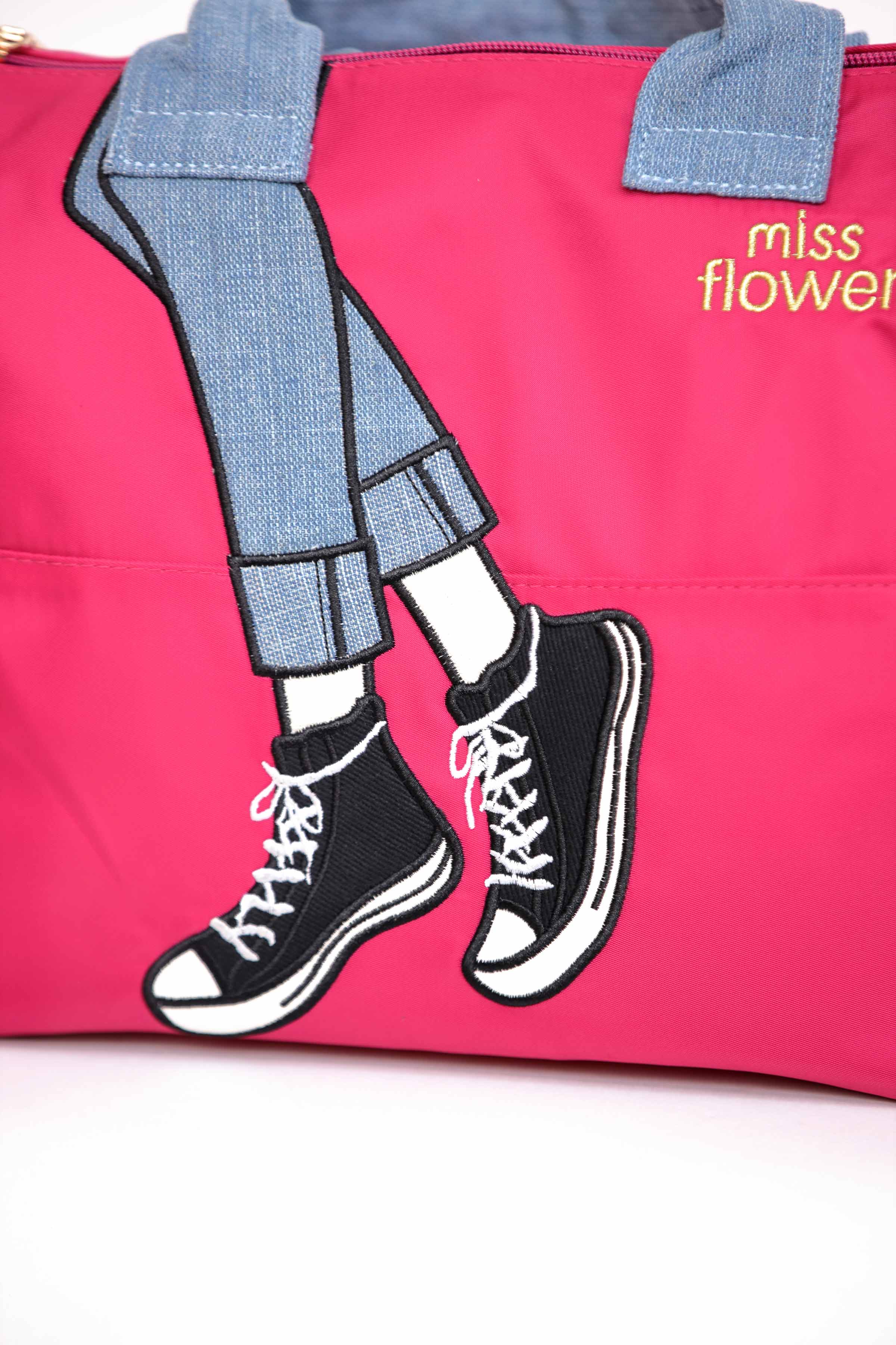 Women Rose Shoulder Bag