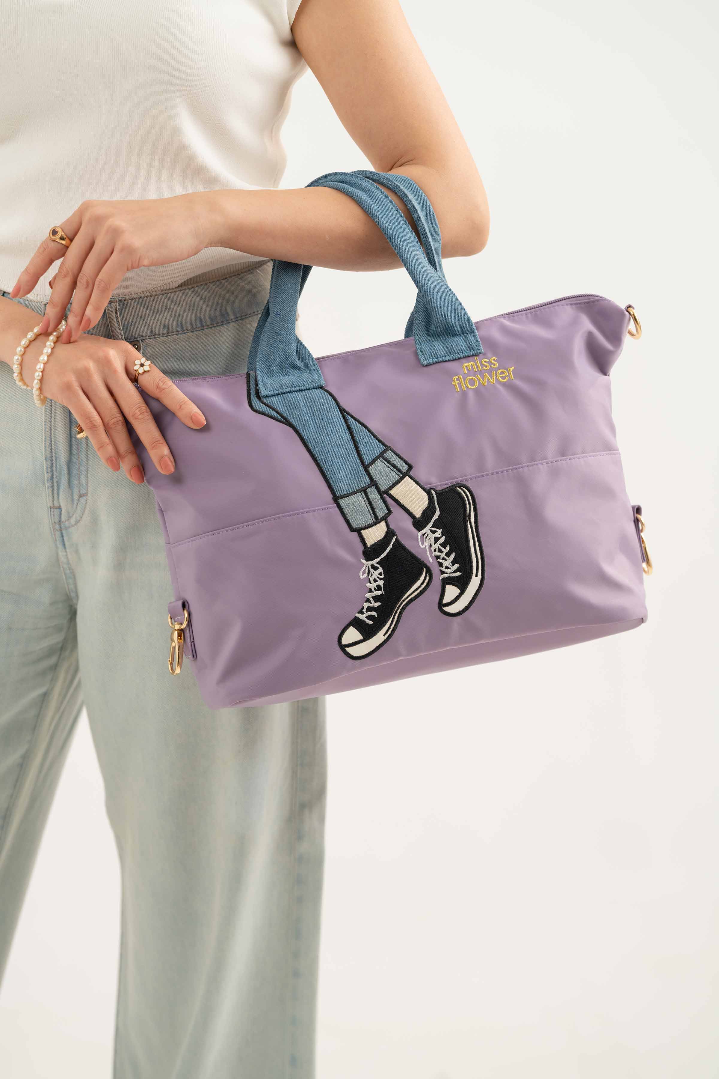 Purple Shoulder Bag-440852109 for Women - Fashion Collection | Nishat | Shop Online