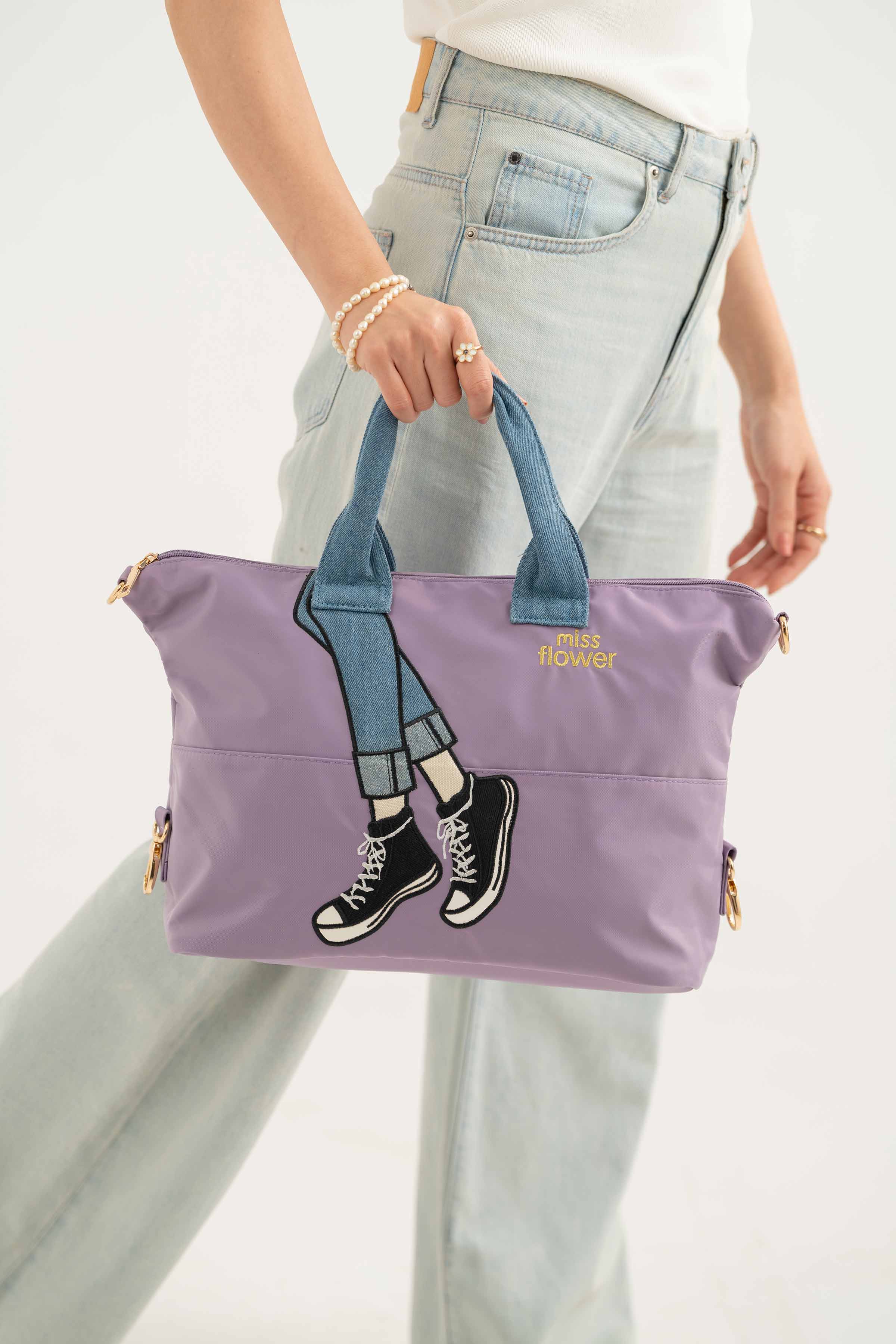 Purple Shoulder Bag-440852109 for Women - Fashion Collection | Nishat | Shop Online