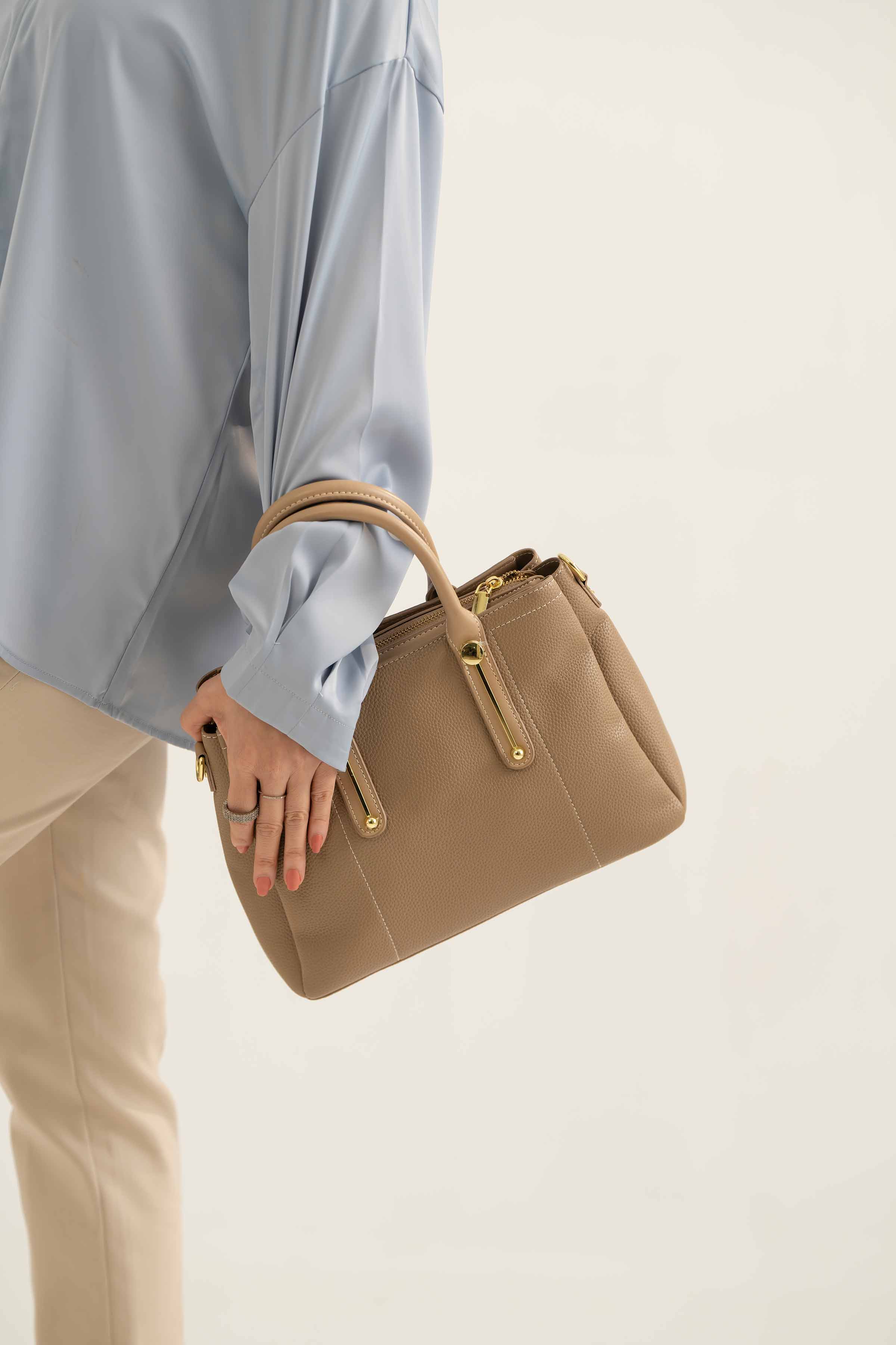 Beige Shoulder Bag-440932118 for Women - Fashion Collection | Nishat | Shop Online