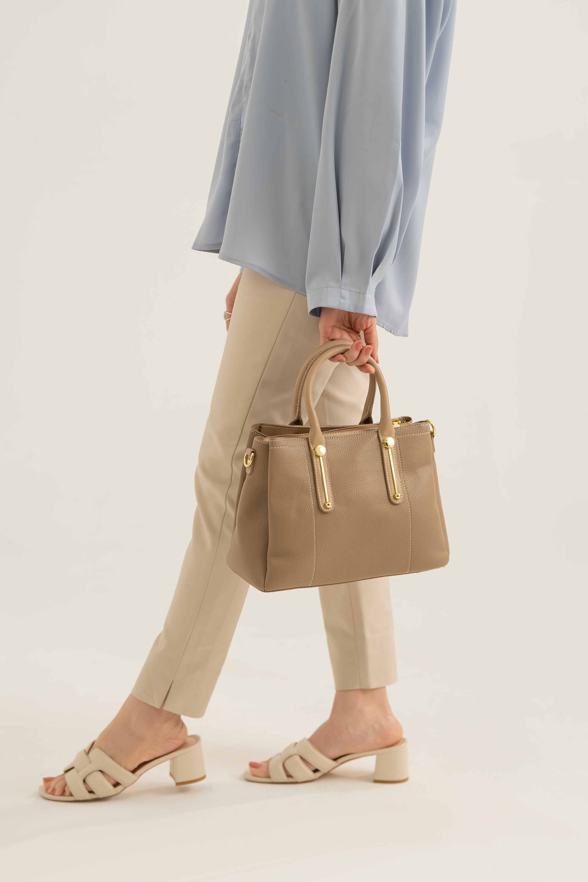 Beige Shoulder Bag-440932118 for Women - Fashion Collection | Nishat | Shop Online