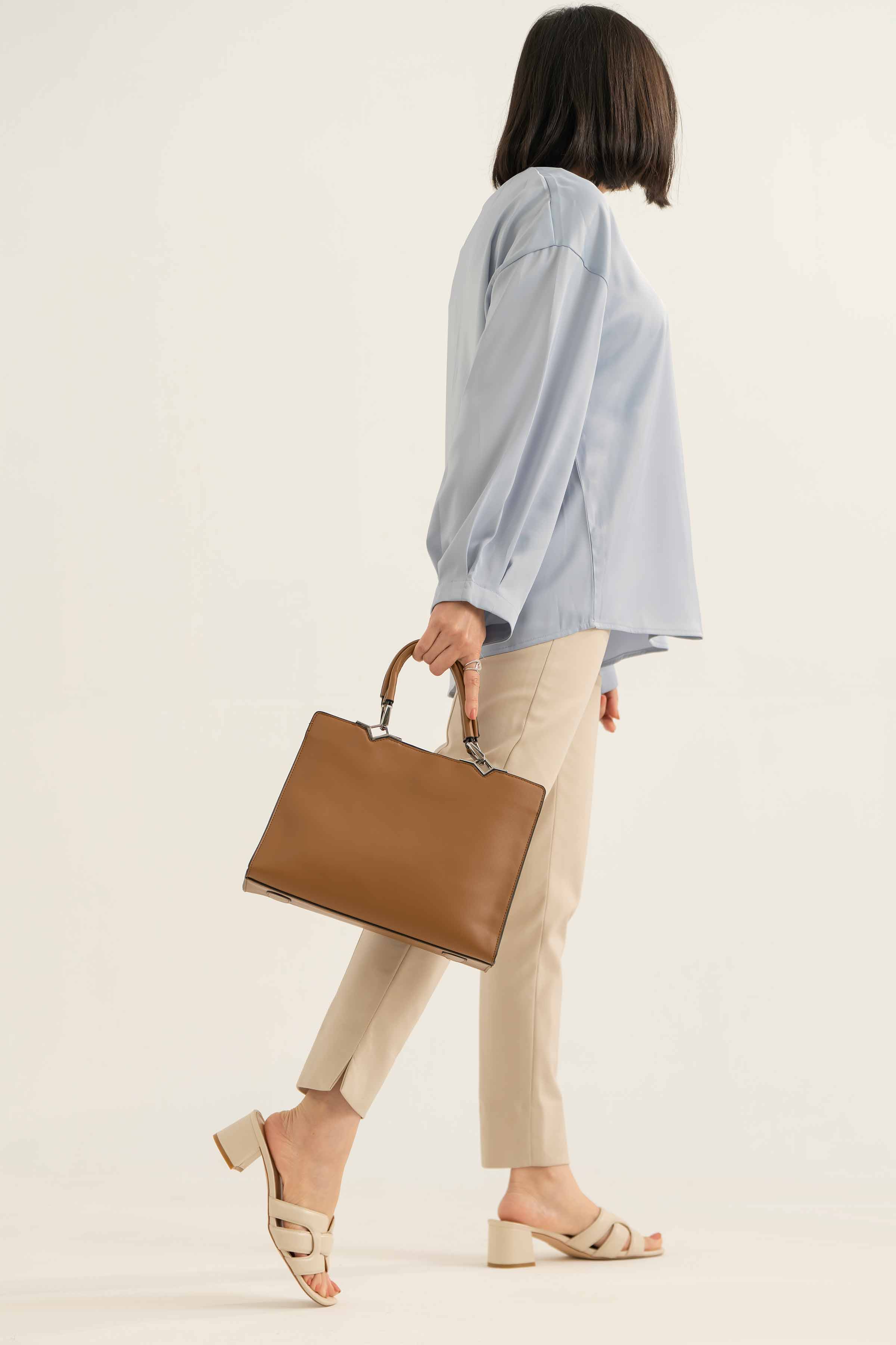 Brown Shoulder Bag-440962113 for Women - Fashion Collection | Nishat | Shop Online