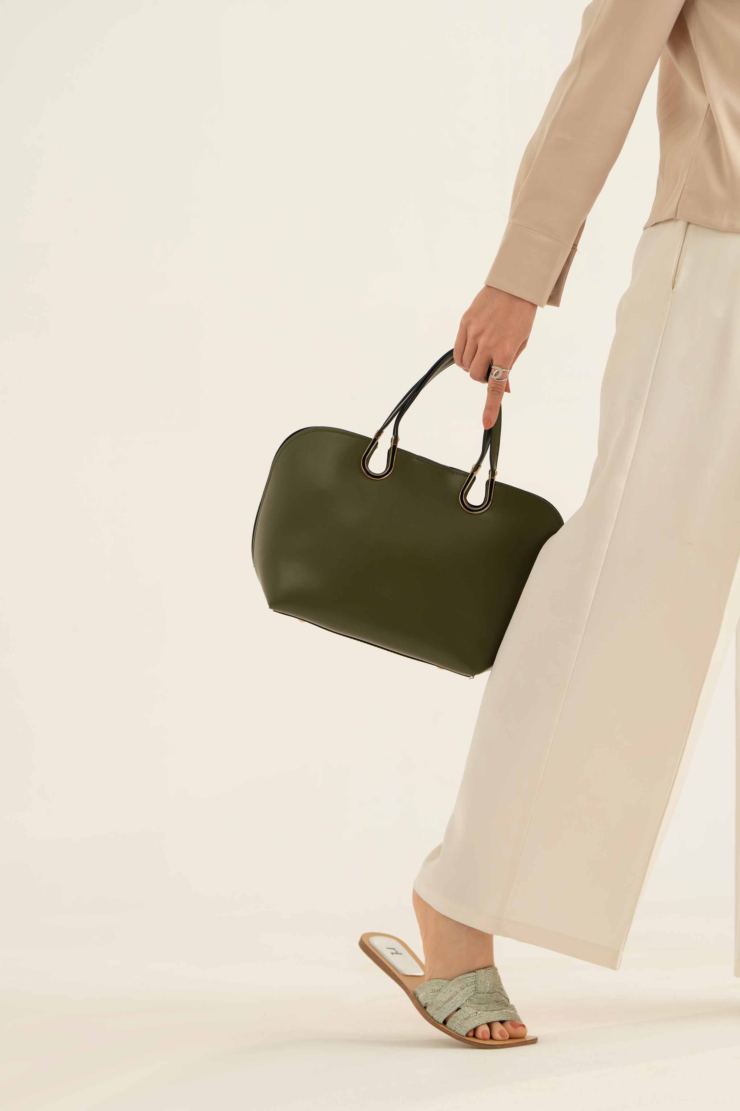 Green Shoulder Bag-440982104 for Women - Fashion Collection | Nishat | Shop Online