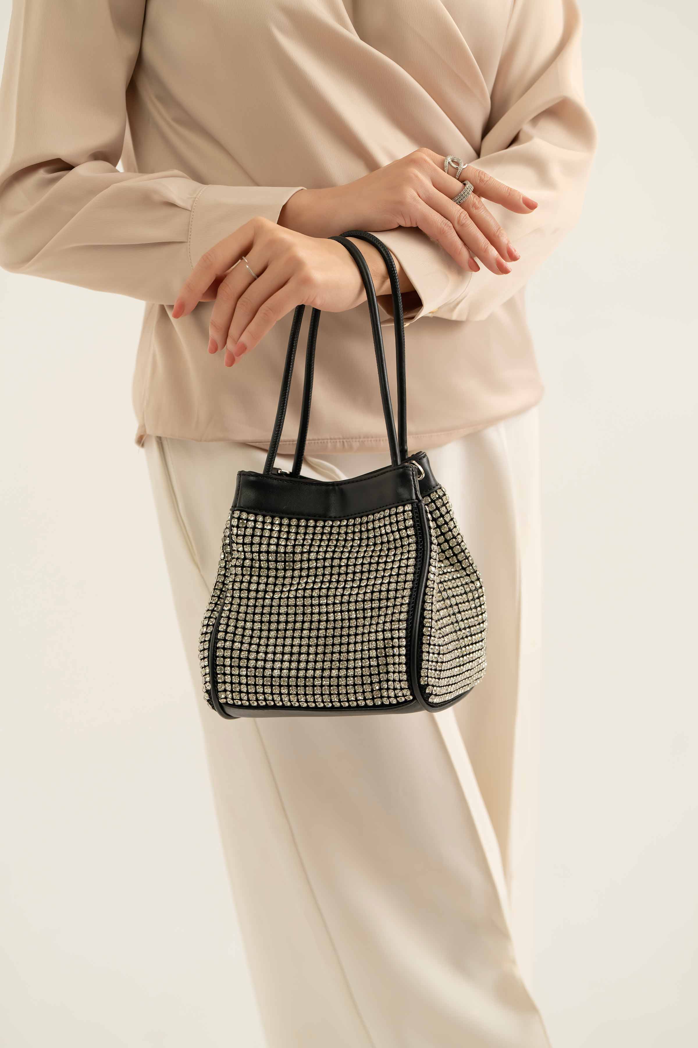 Silver Clutch-441162120 for Women - Fashion Collection | Nishat | Shop Online