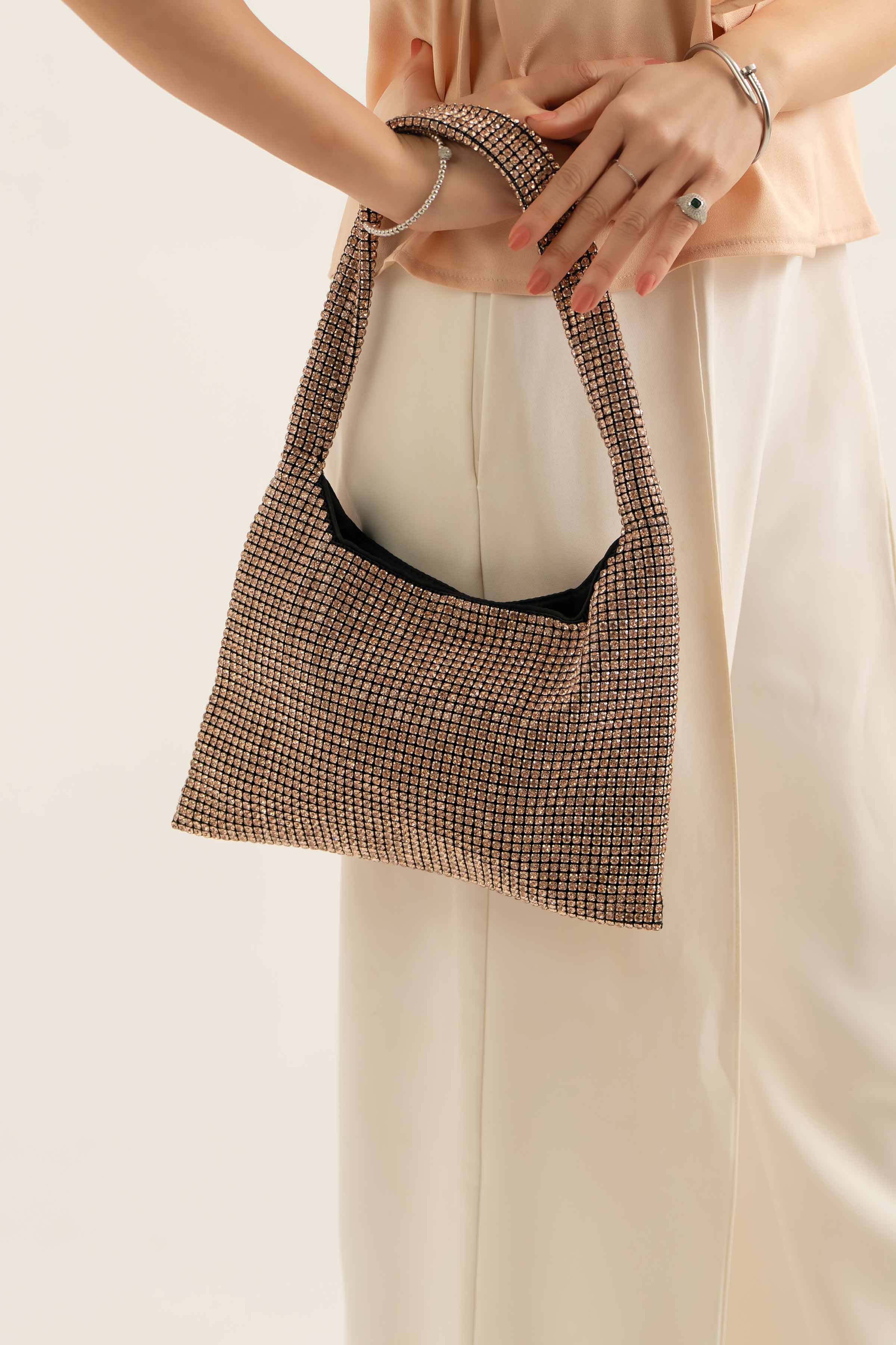 Champagne Pink Clutch-441172114 for Women - Fashion Collection | Nishat | Shop Online