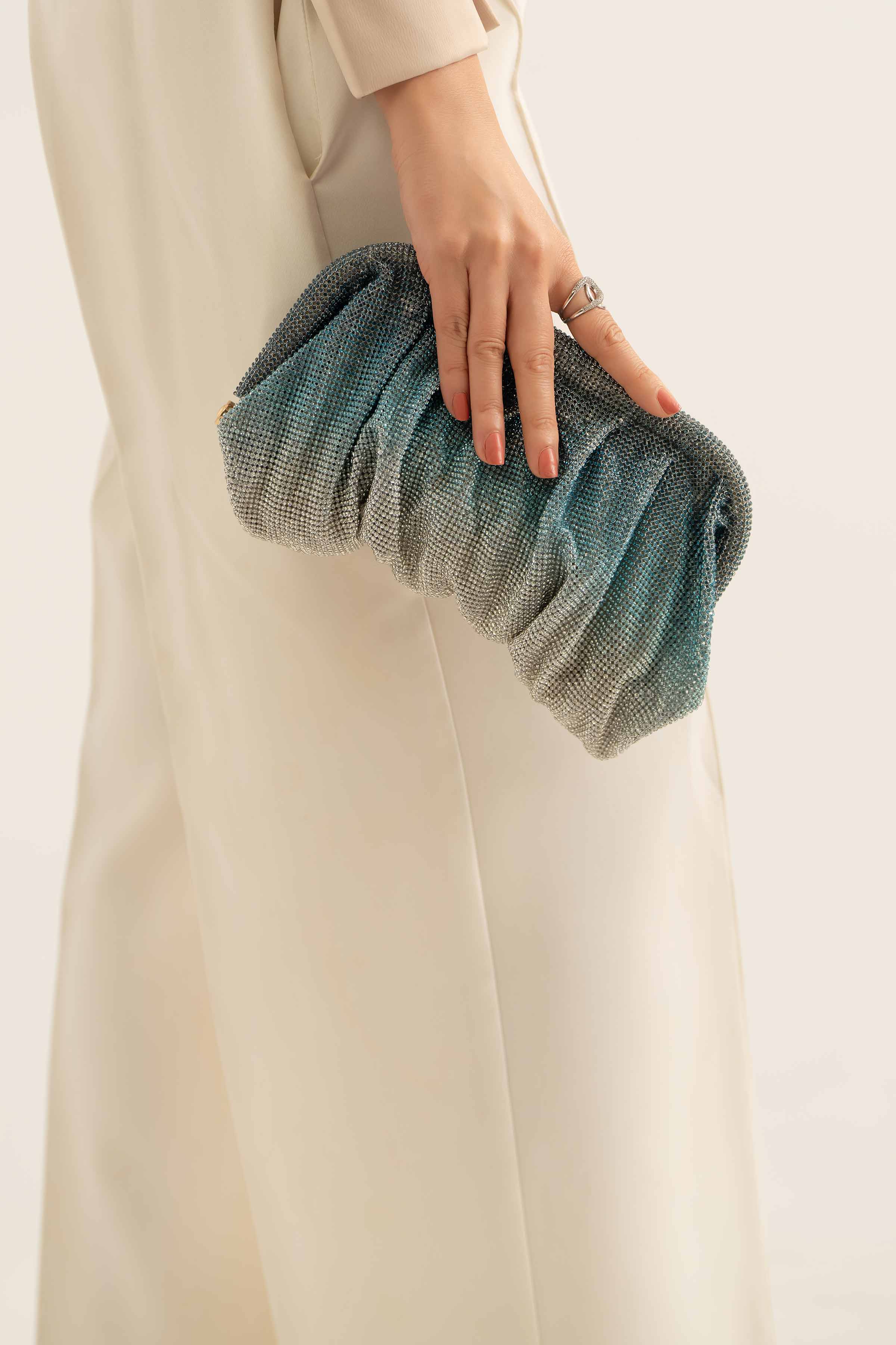 Blue Clutch-441272108 for Women - Fashion Collection | Nishat | Shop Online