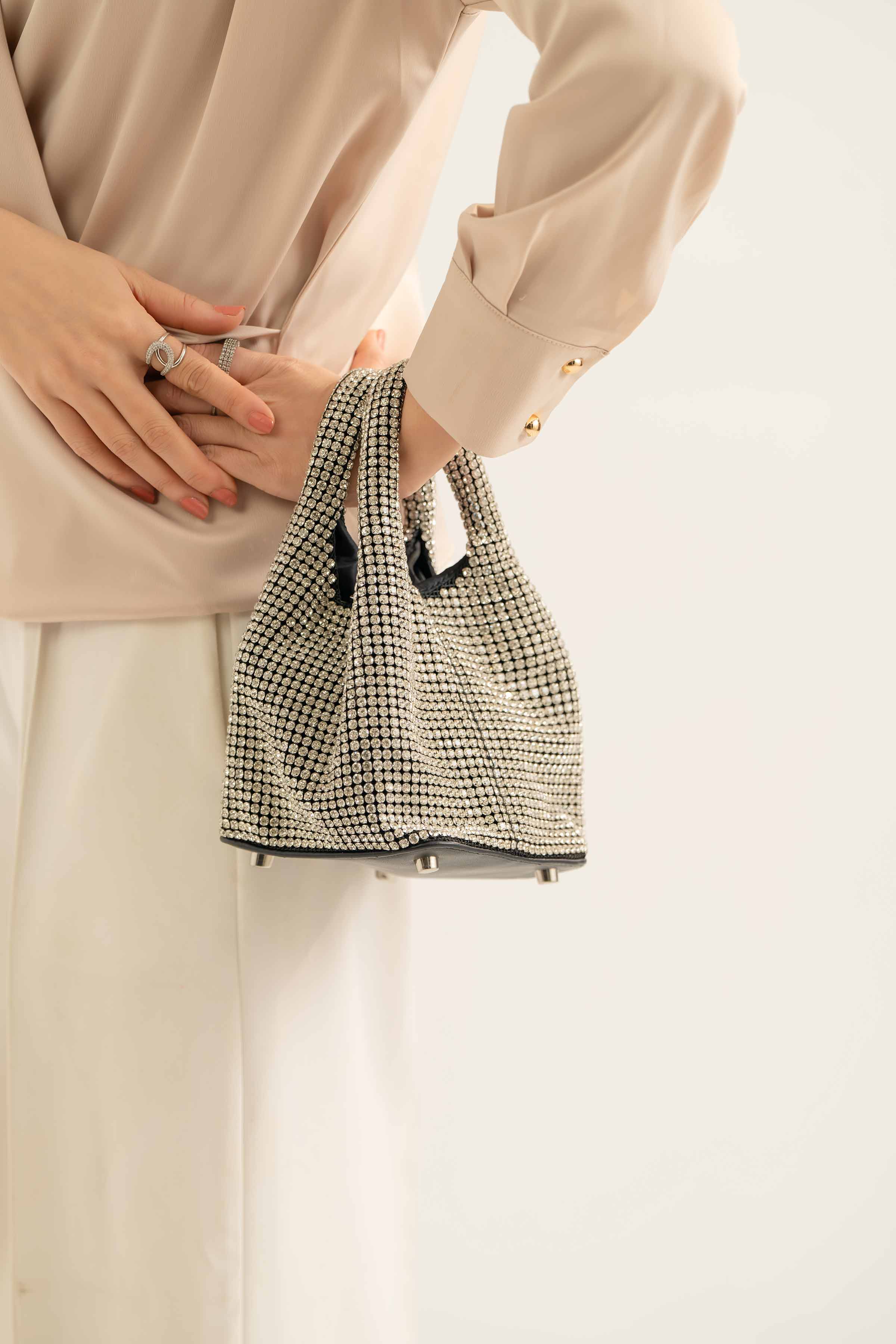 Silver Clutch-441292120 for Women - Fashion Collection | Nishat | Shop Online