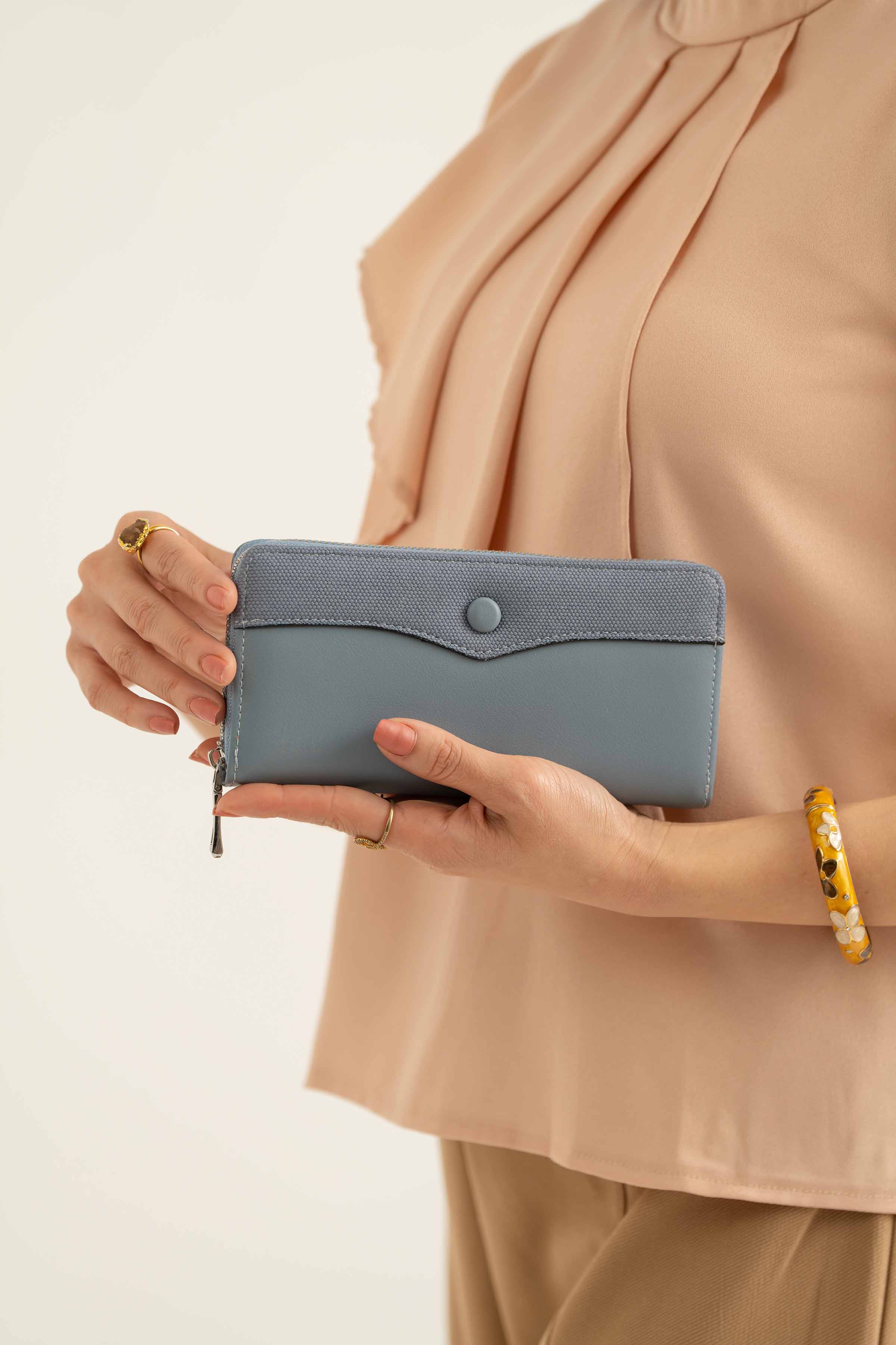 Blue Wallet-441322108 for Women - Fashion Collection | Nishat | Shop Online