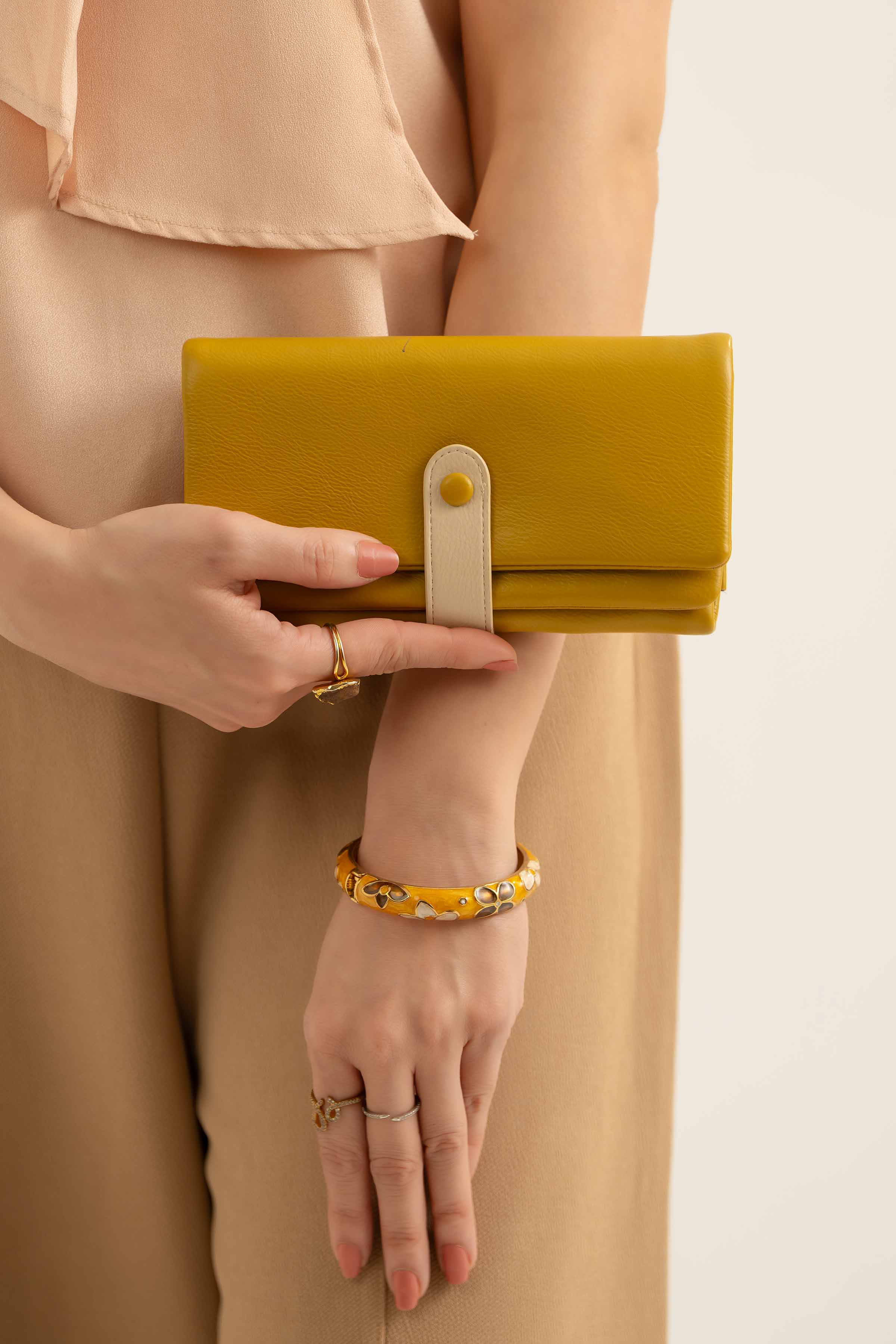 Yellow Wallet-441332102 for Women - Fashion Collection | Nishat | Shop Online