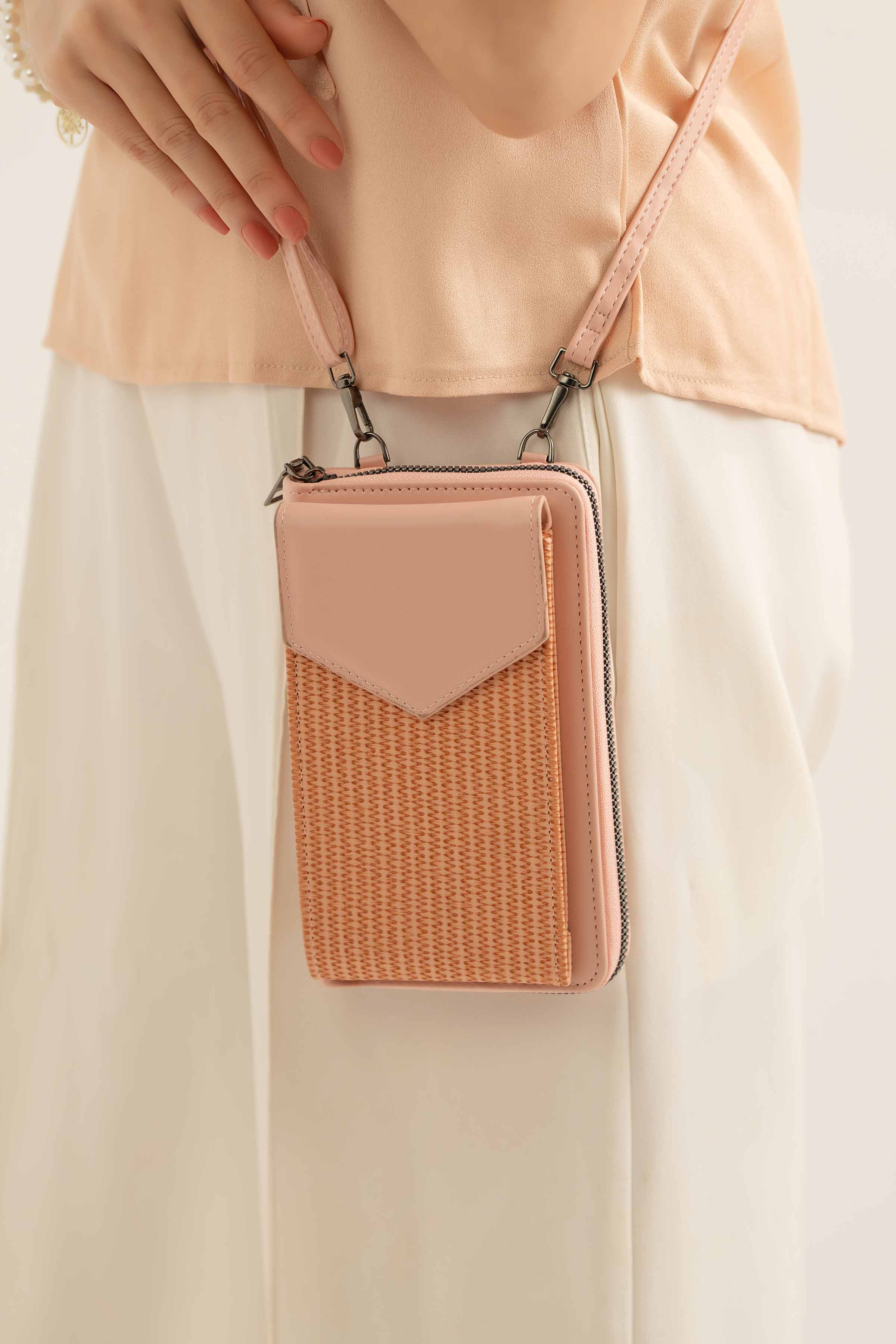 Pink Phone Bag-441342105 for Women - Fashion Collection | Nishat | Shop Online