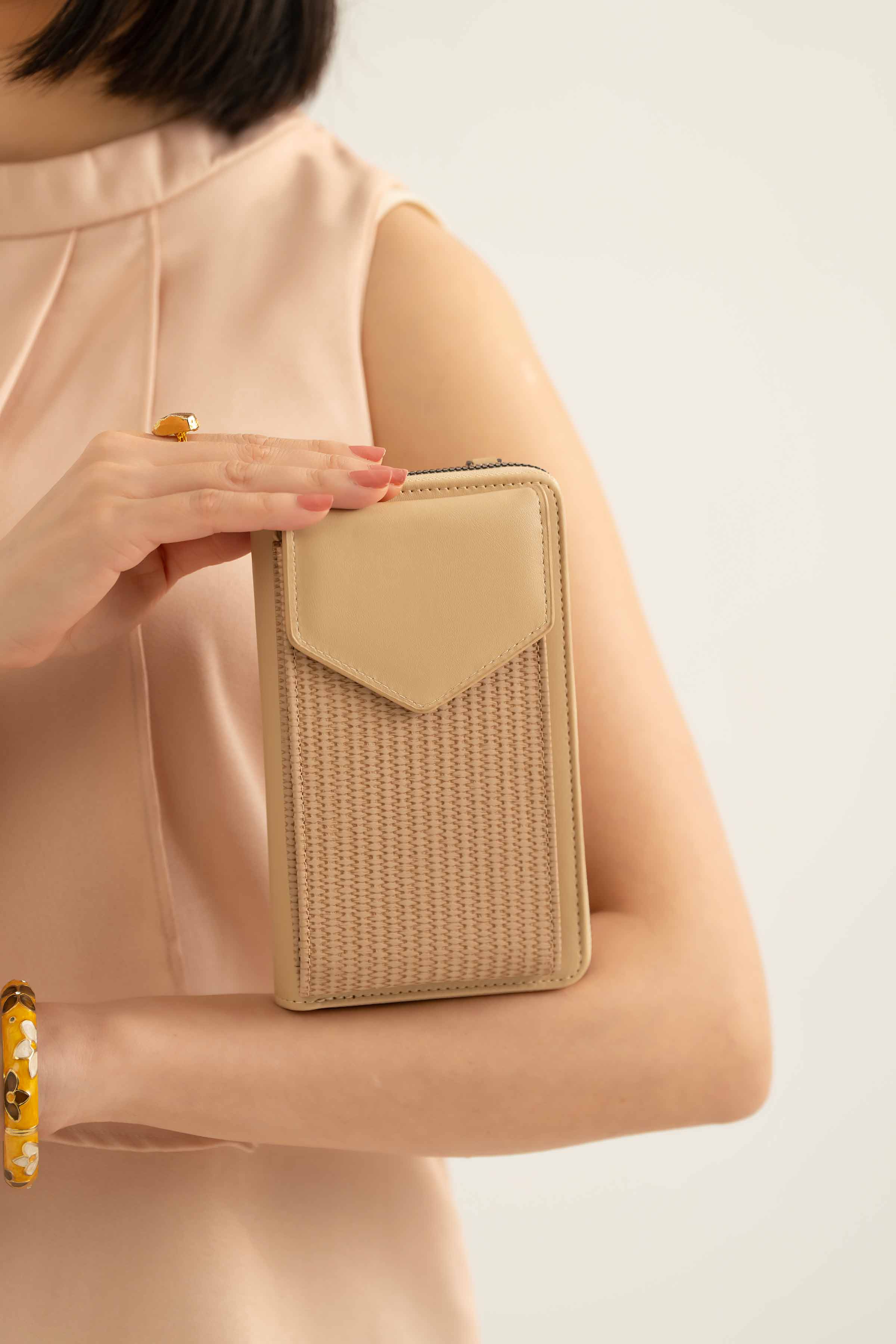 Beige Phone Bag-441342118 for Women - Fashion Collection | Nishat | Shop Online