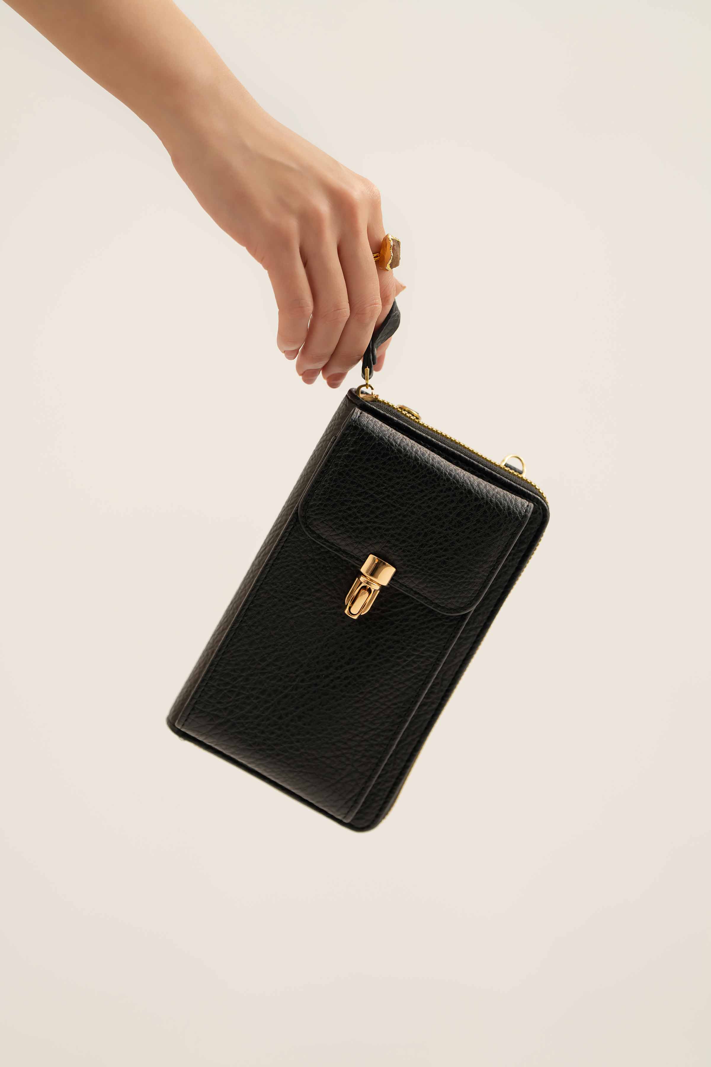 Black Phone Bag-441412103 for Women - Fashion Collection | Nishat | Shop Online