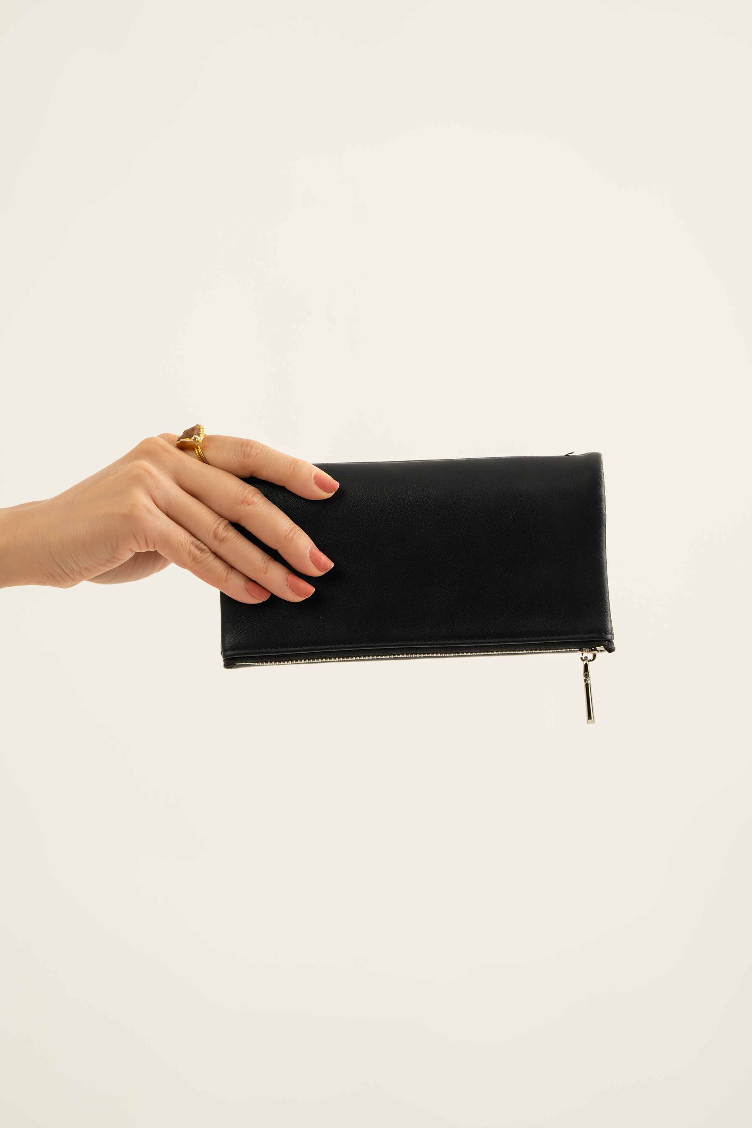 Black Wallet-441472103 for Women - Fashion Collection | Nishat | Shop Online