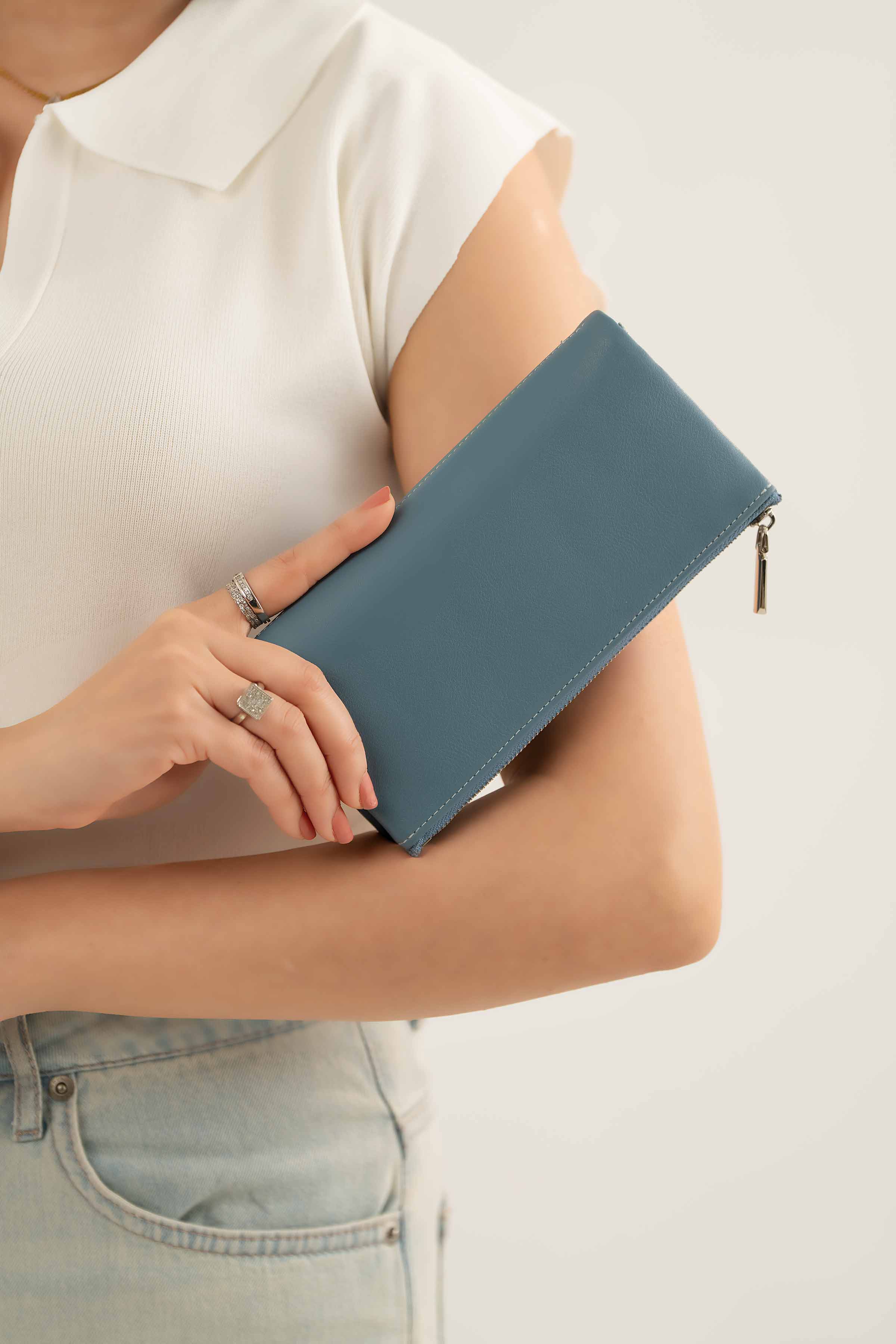 Blue Wallet-441472108 for Women - Fashion Collection | Nishat | Shop Online