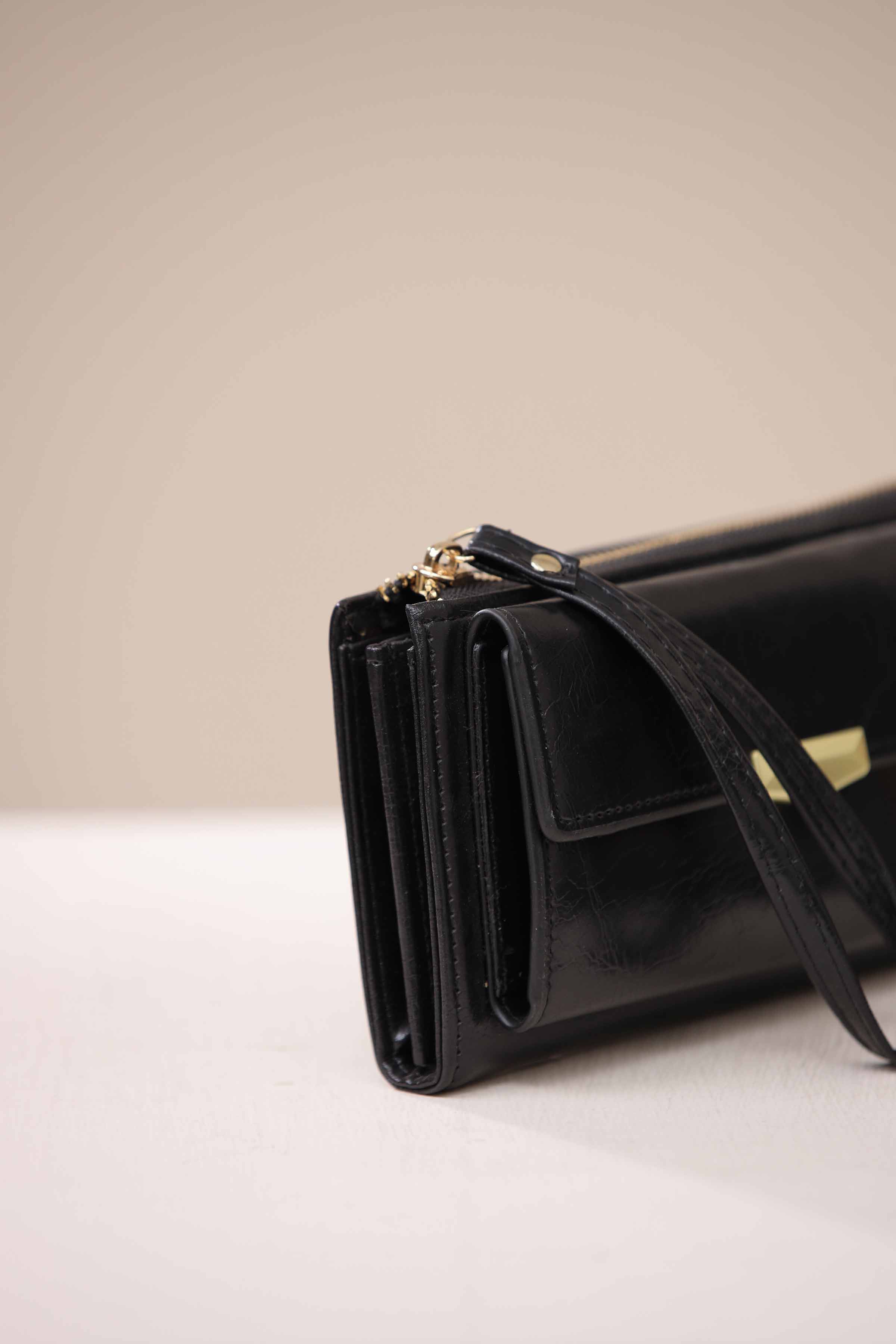 Black Wallet-441512103 for Women - Bag Collection | Nishat | Shop Online