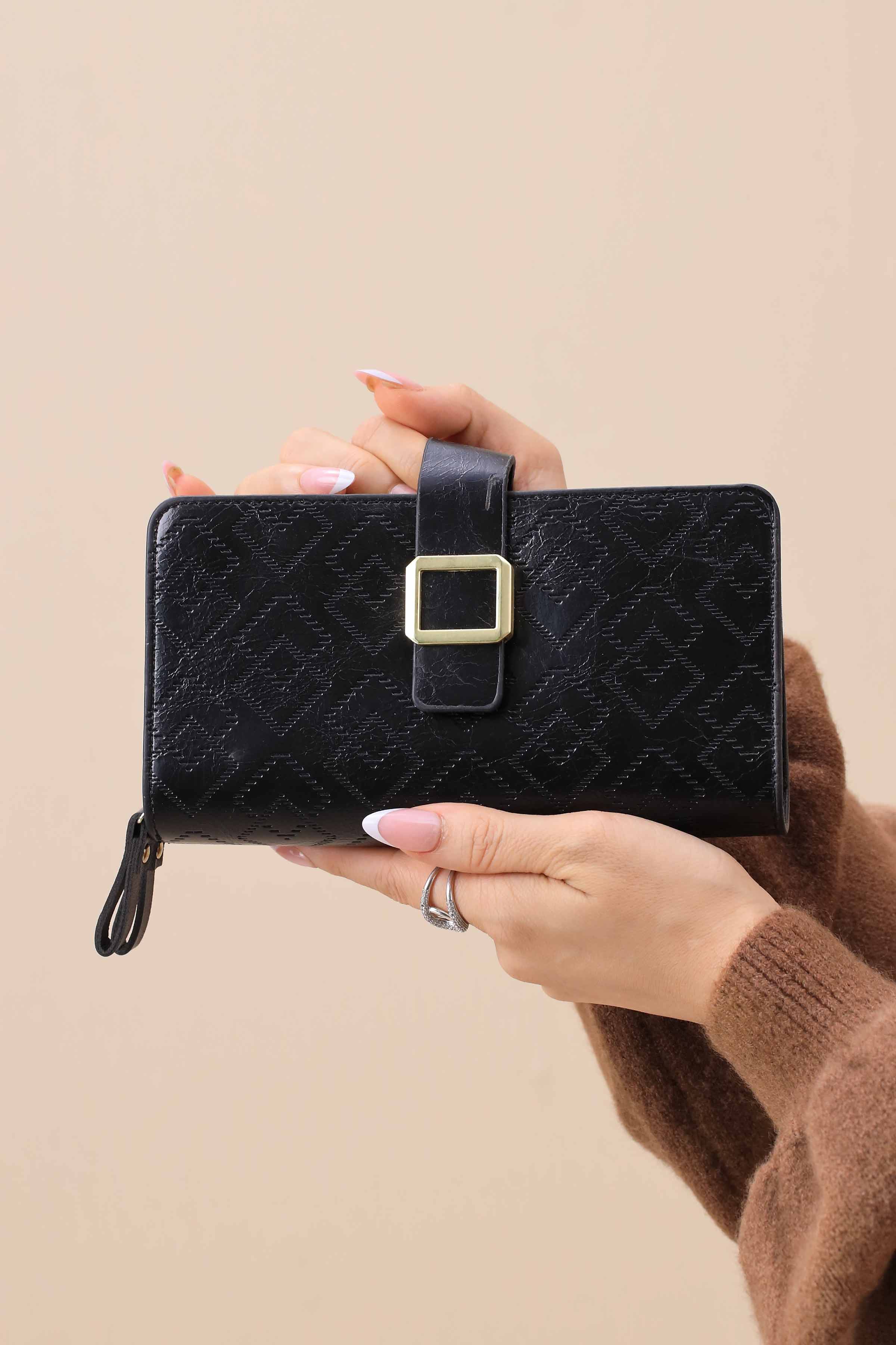 Black Wallet-441562103-for Women - Bag Winter Collection | Nishat | Shop Online