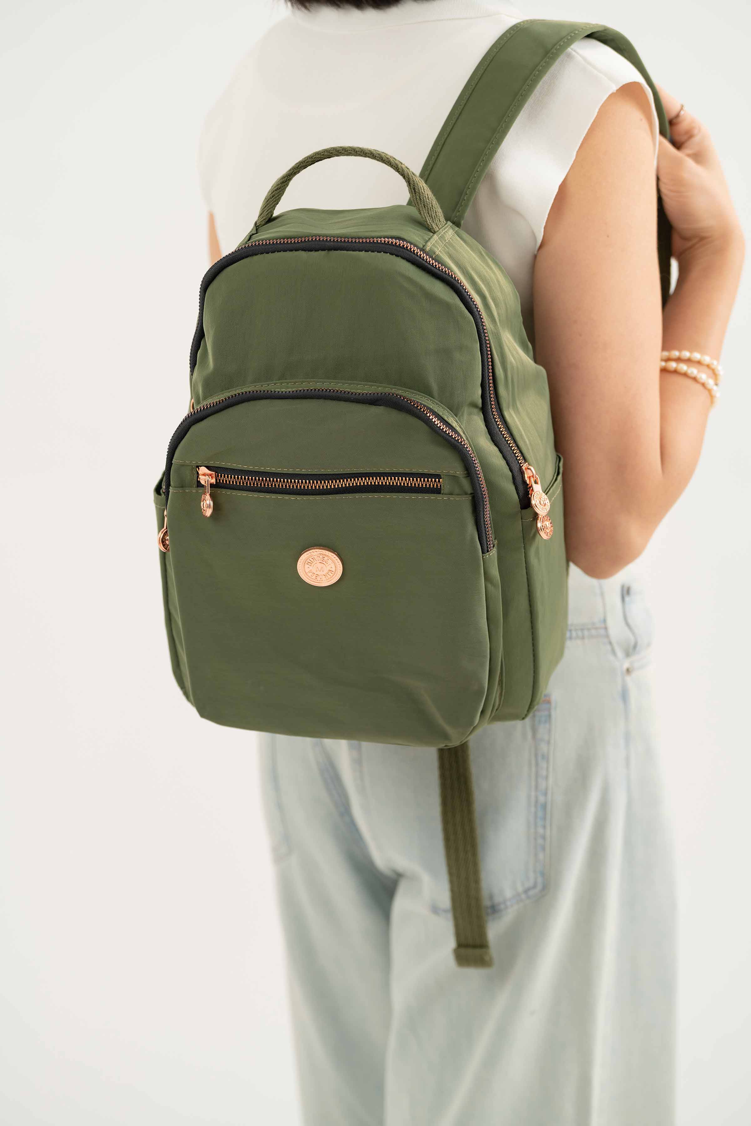 Green Back Pack-441642104 for Women - Fashion Collection | Nishat | Shop Online