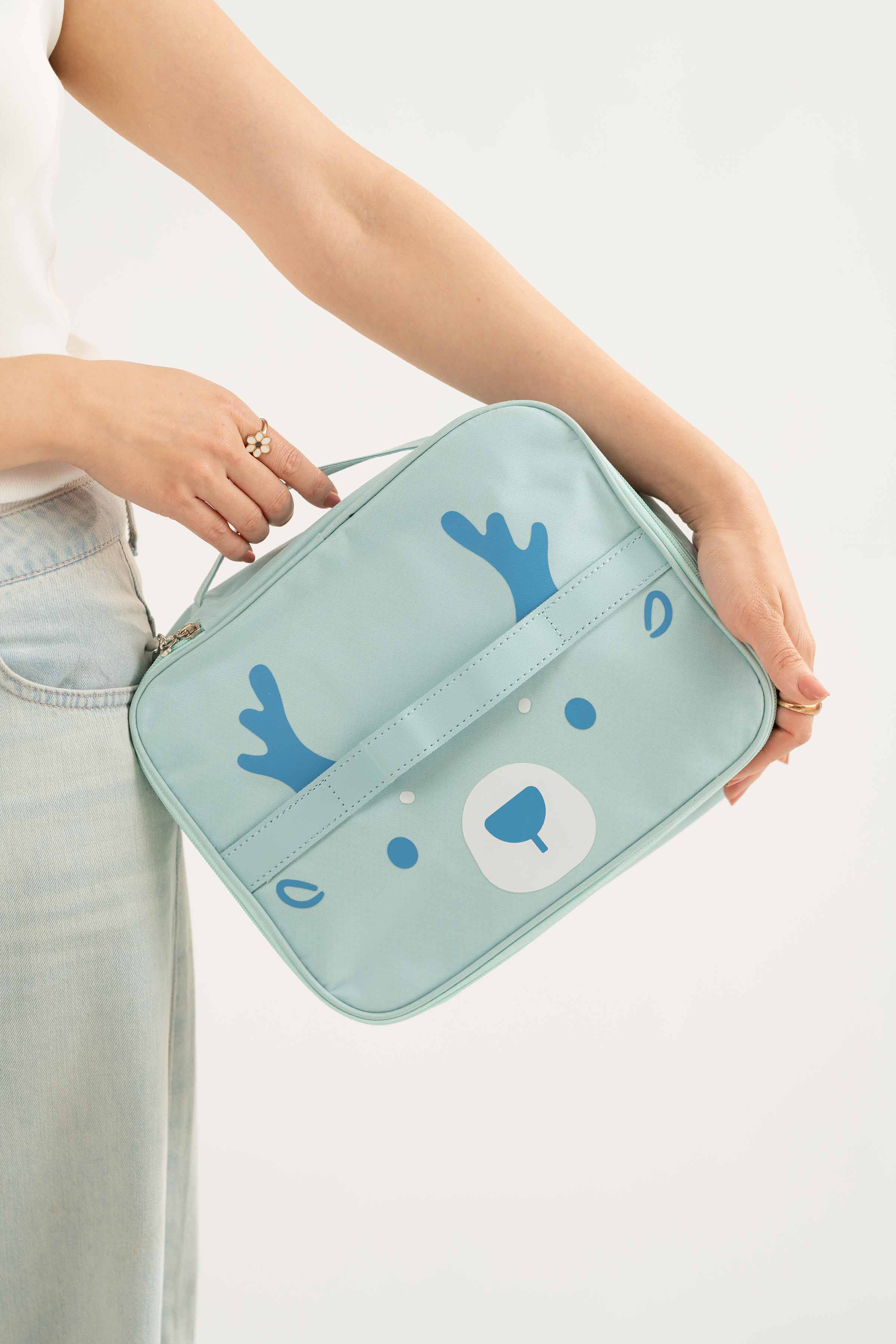 Blue & Navy Vanity Bag-441862121 for Women - Fashion Collection | Nishat | Shop Online