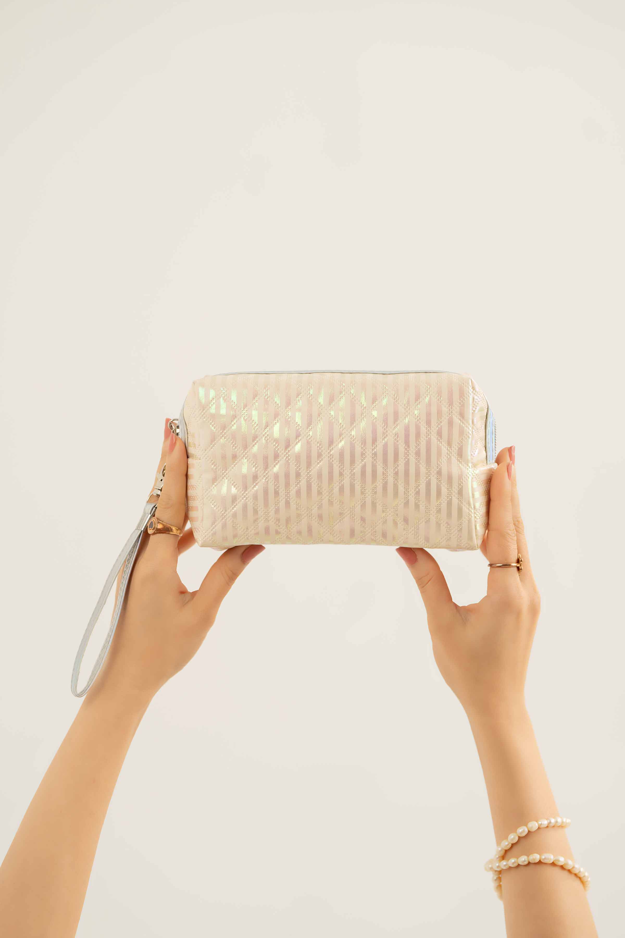 White Vanity Bag-442192112 for Women - Fashion Collection | Nishat | Shop Online