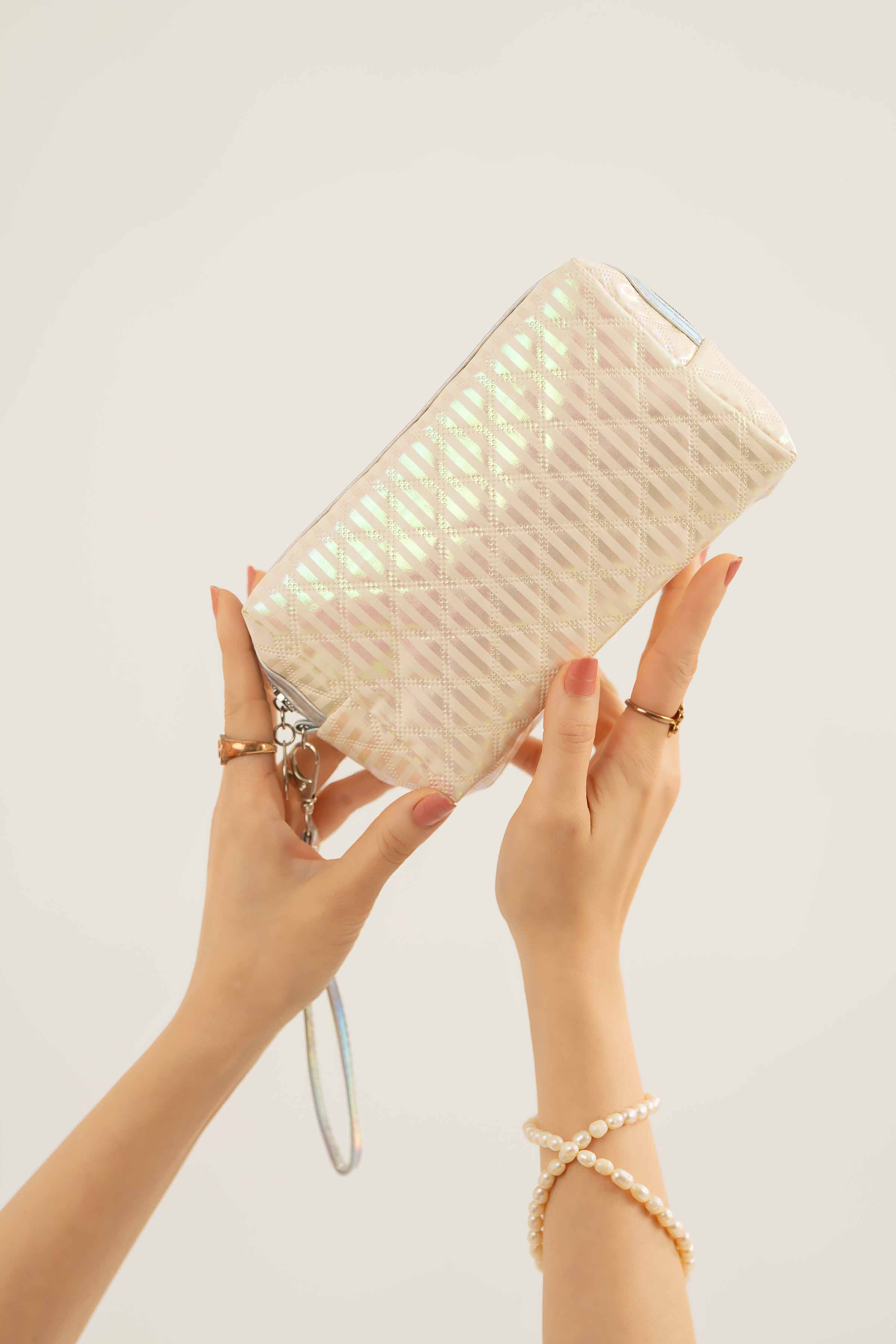 White Vanity Bag-442192112 for Women - Fashion Collection | Nishat | Shop Online