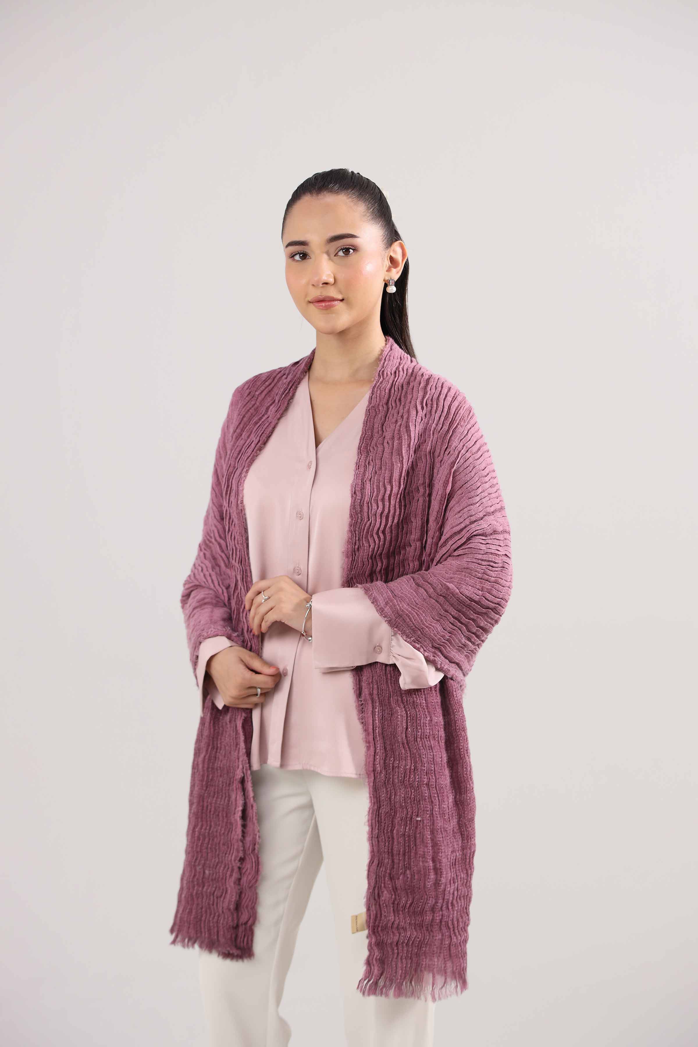 Purple Women Scarf-442392109 for Women – Scarf Collection | Nishat | Shop Online