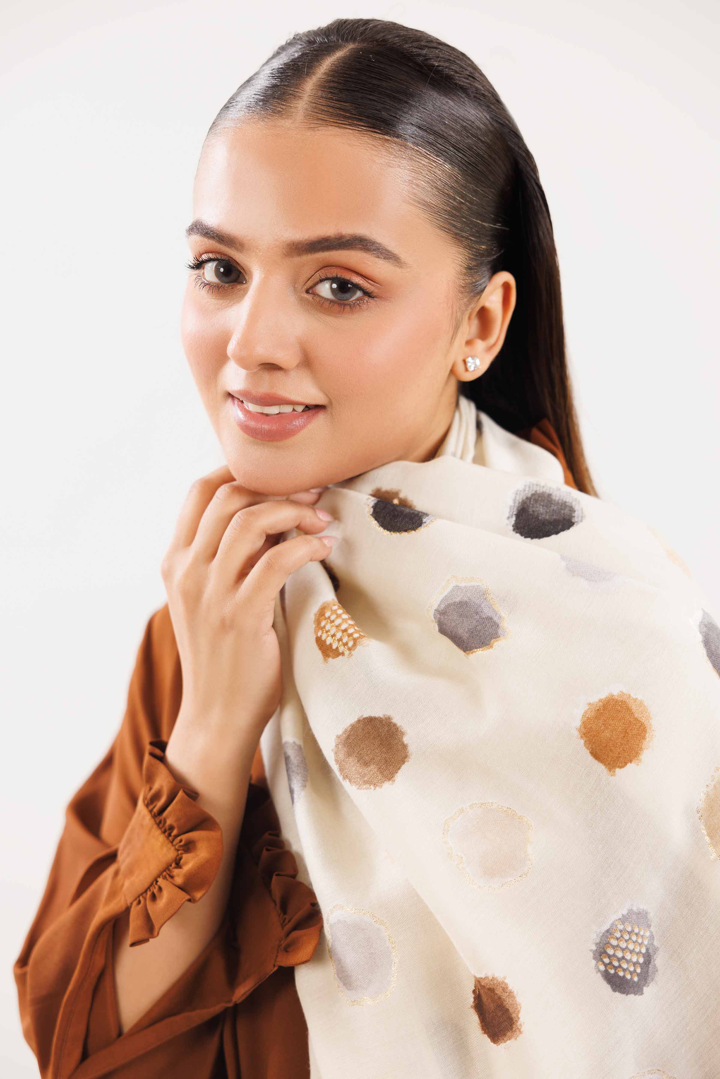 Offwhite Women Scarf-442742107 for Women – Scarf Collection | Nishat | Shop Online