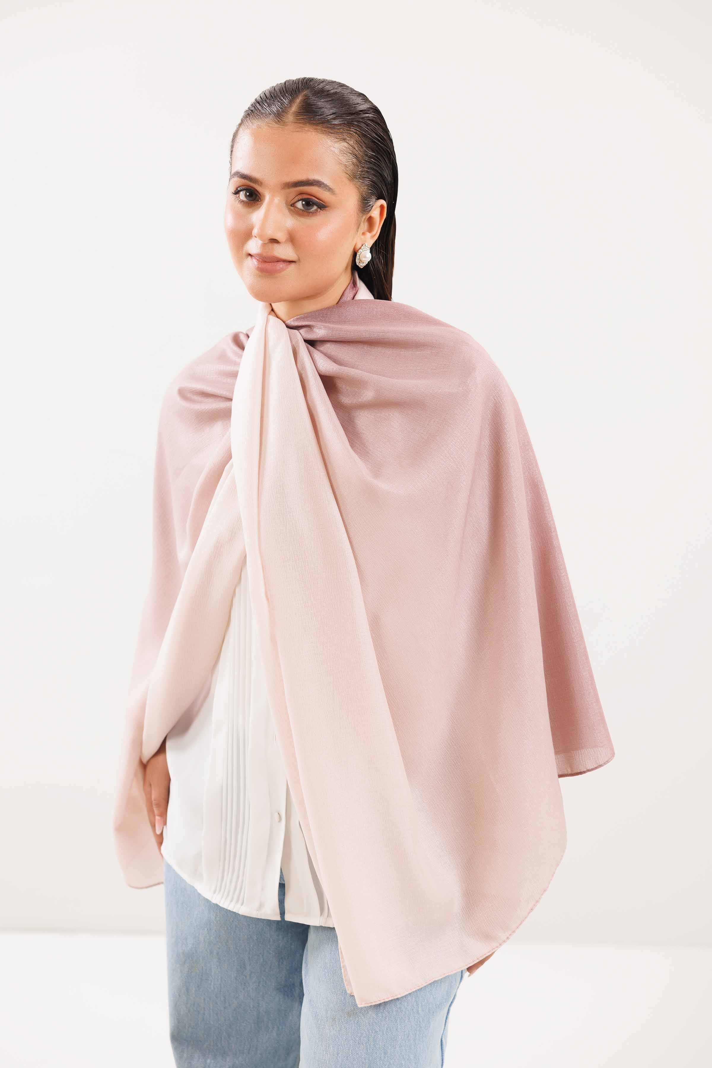 Peach Women Scarf-442772124 for Women – Scarf Collection | Nishat | Shop Online