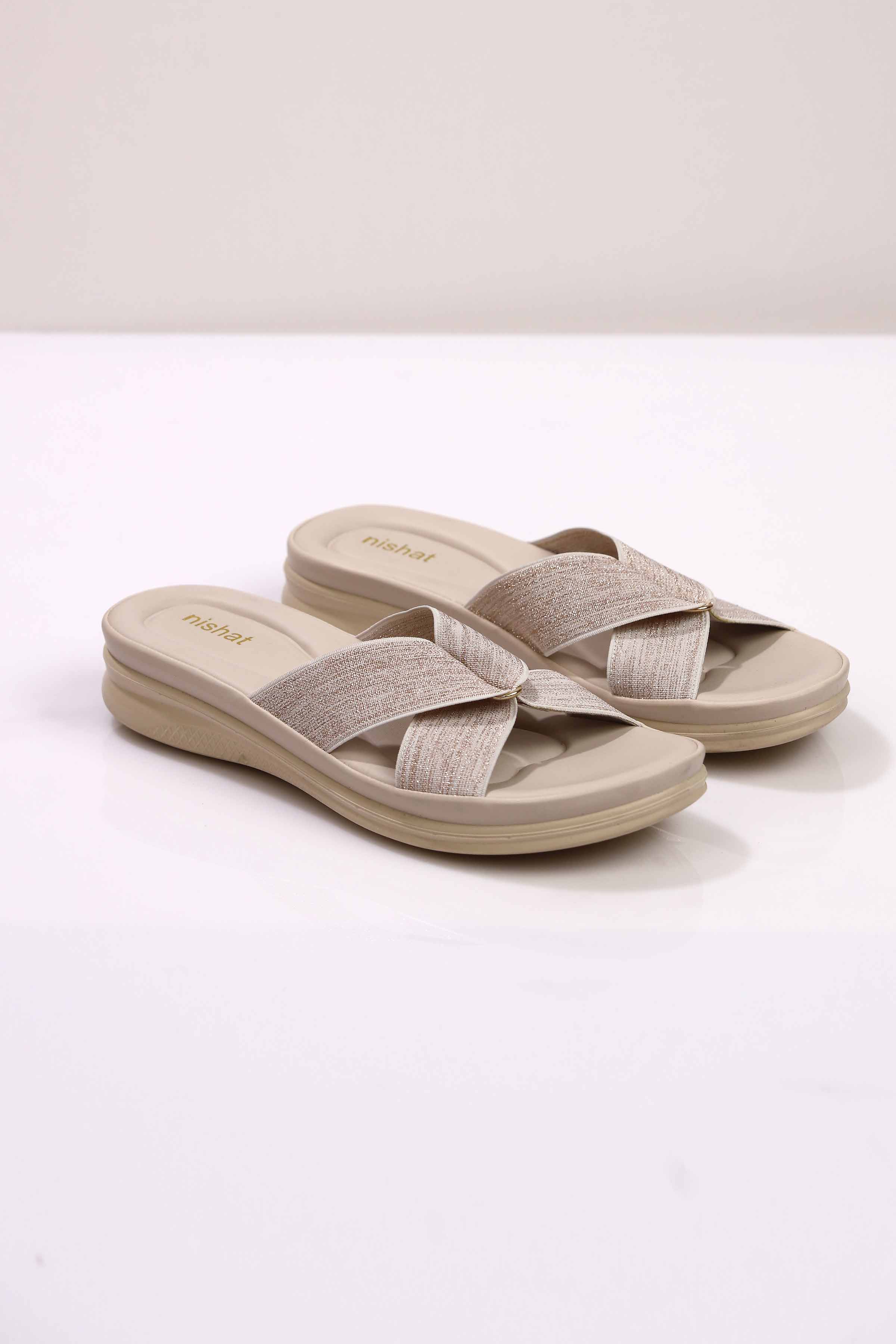 Beige Wedge-442942918 for Women - Shoes Collection | Nishat | Shop Online