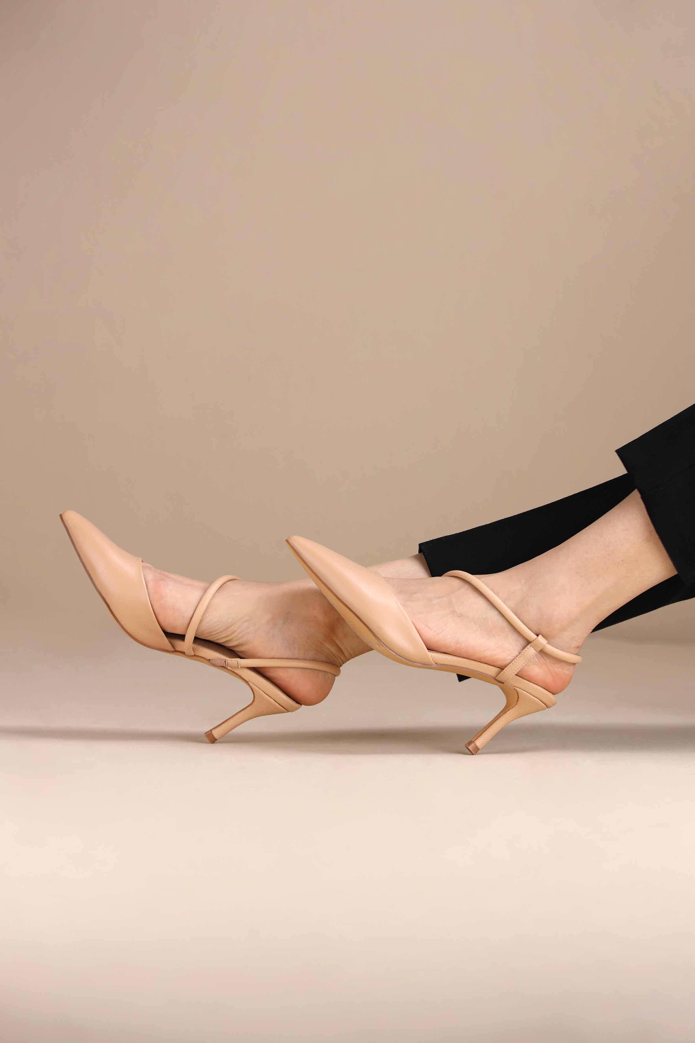 Beige Pumps Heels-442992918 - for Women - Shoes Collection | Nishat | Shop Online