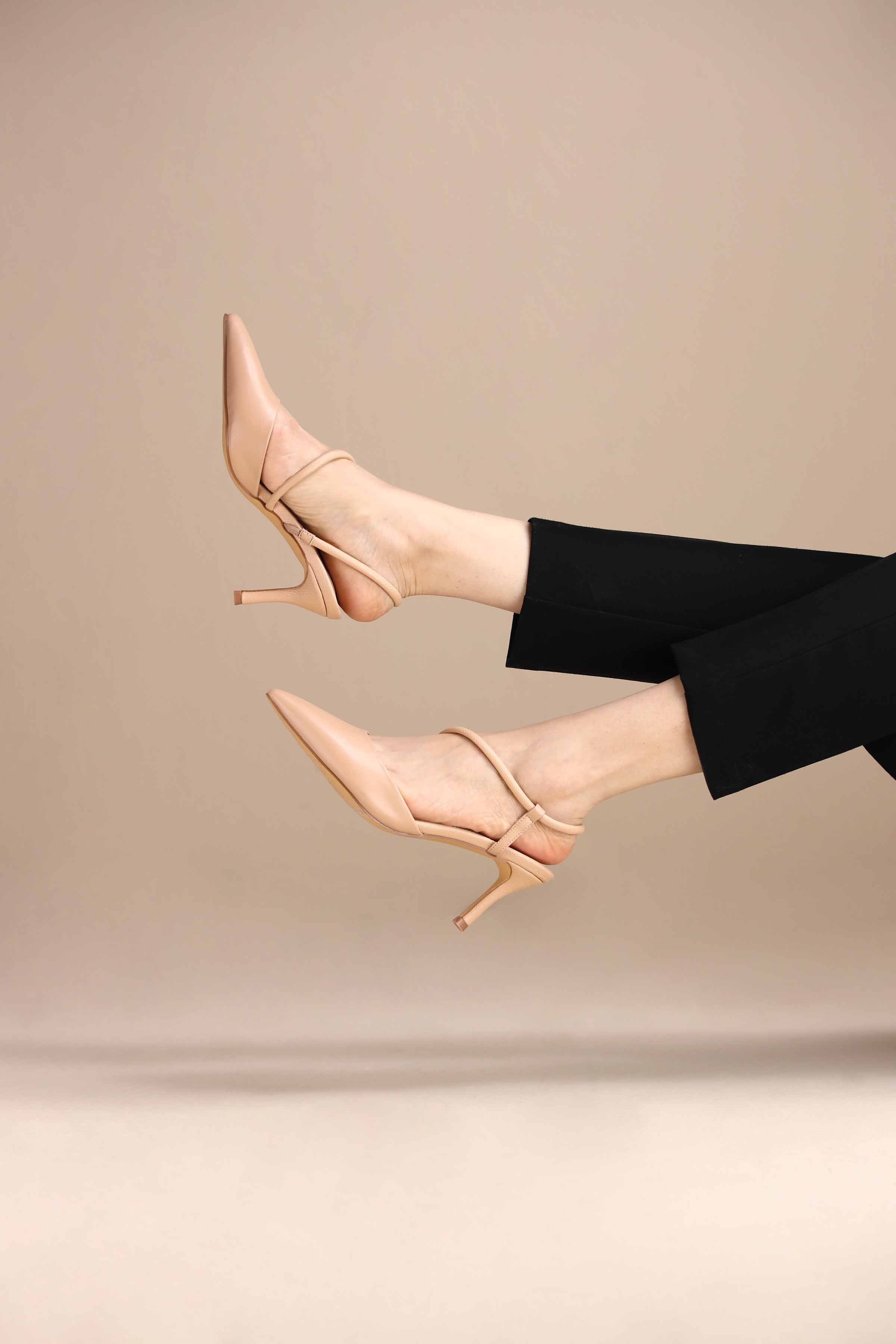 Beige Pumps Heels-442992918 - for Women - Shoes Collection | Nishat | Shop Online