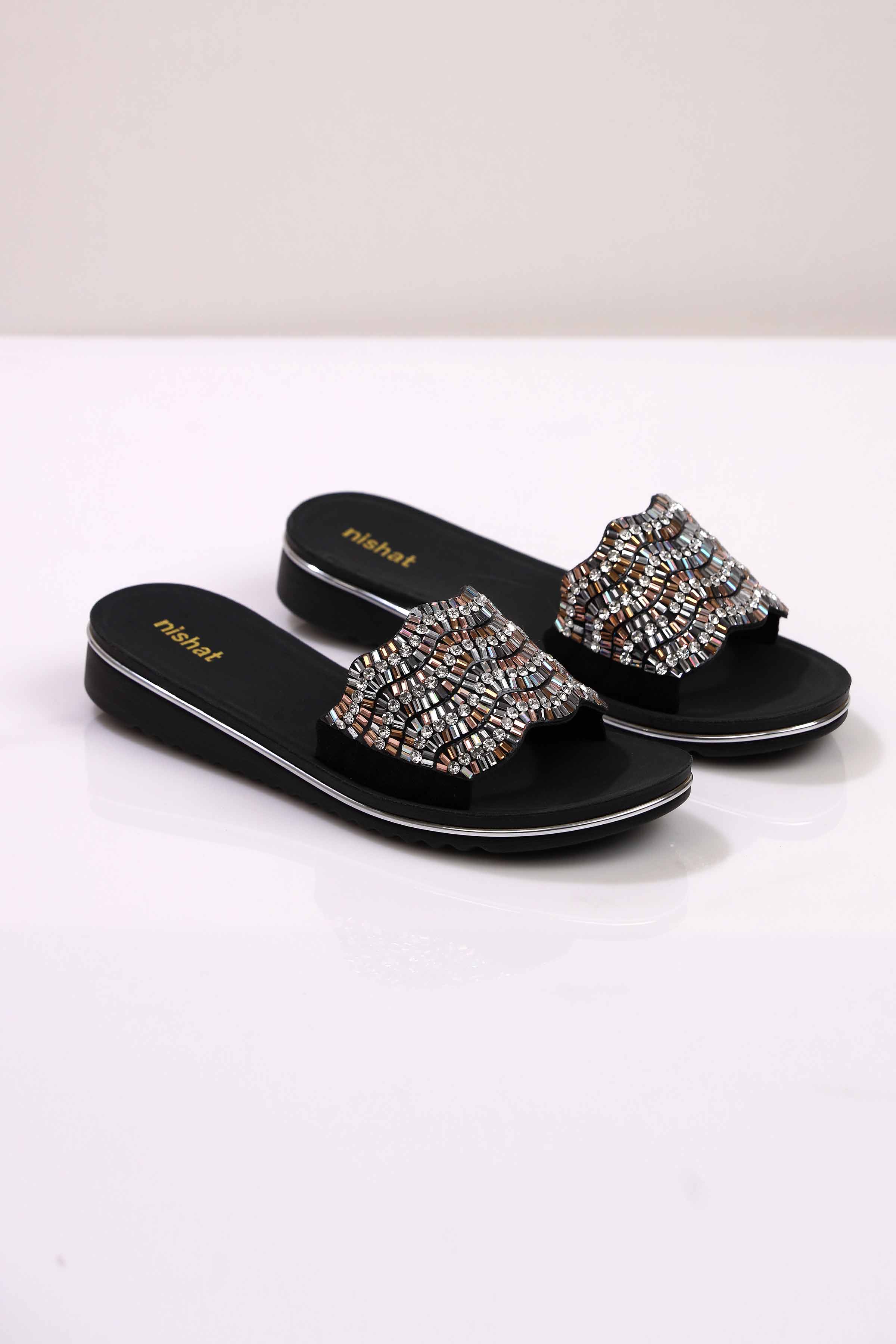 Black Wedge-443002903 for Women - Shoes Collection | Nishat | Shop Online