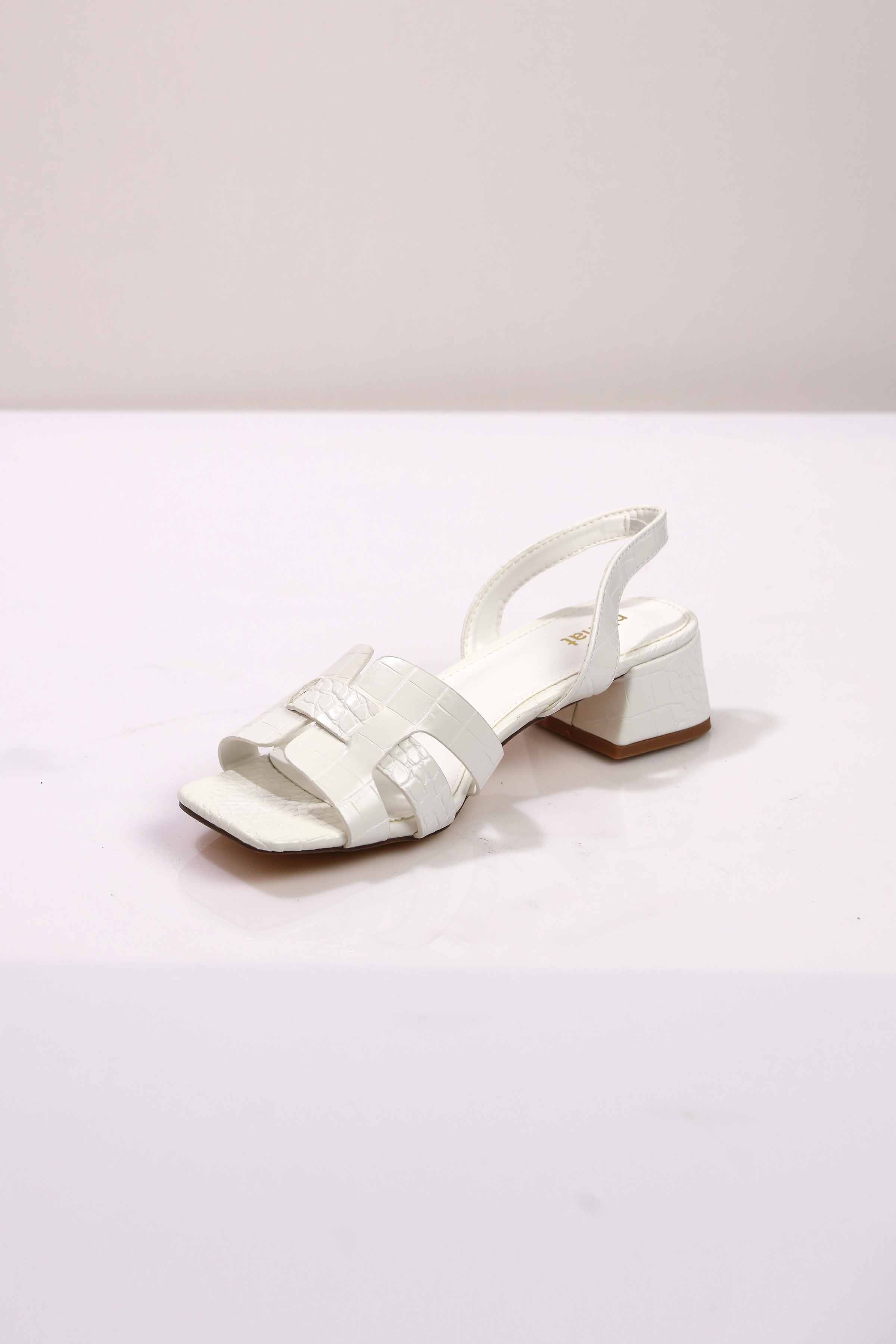 White Block Heels-443022912 for Women - Shoes Collection | Nishat | Shop Online