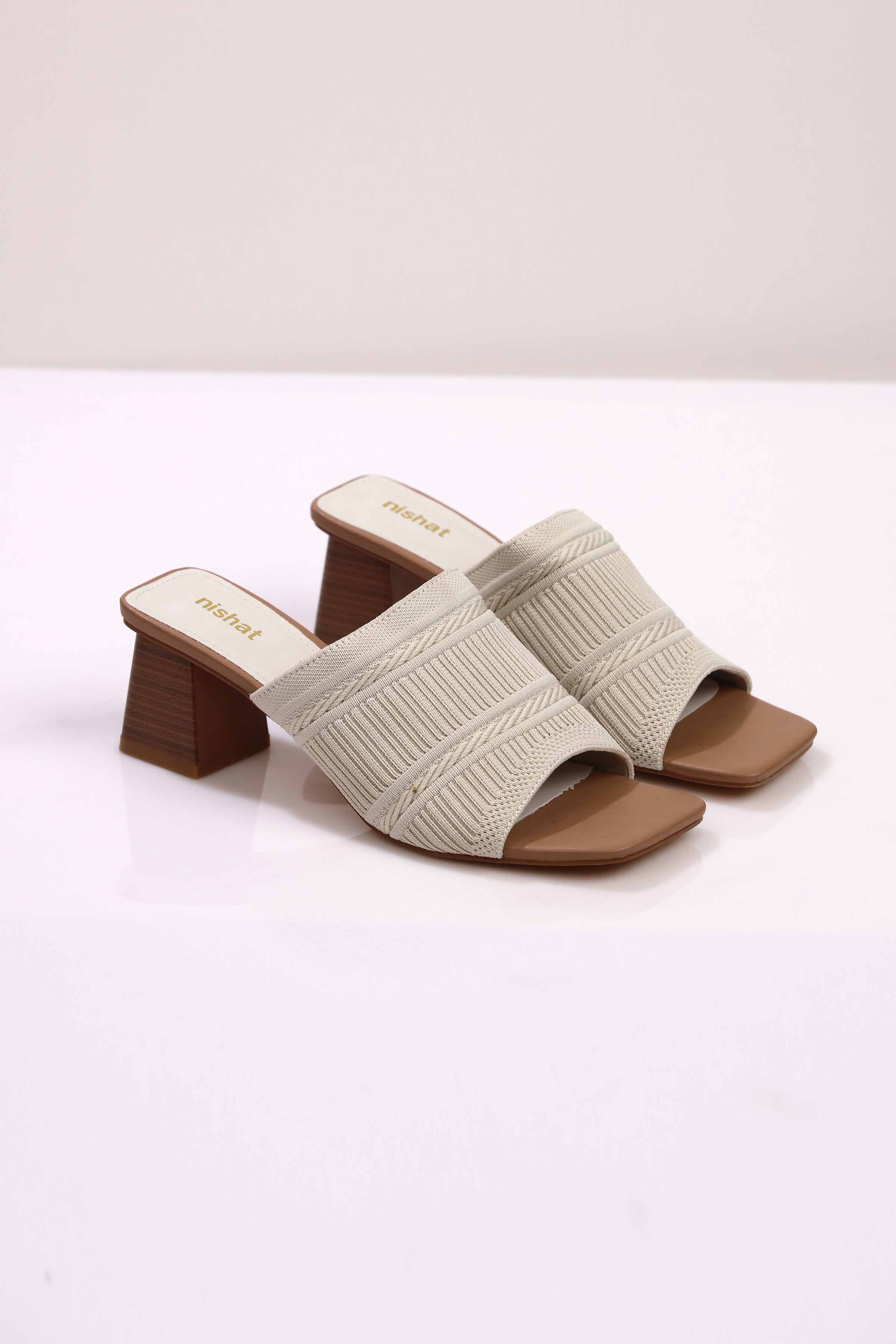 Dark Beige Wedge-443052918 for Women - Shoes Collection | Nishat | Shop Online