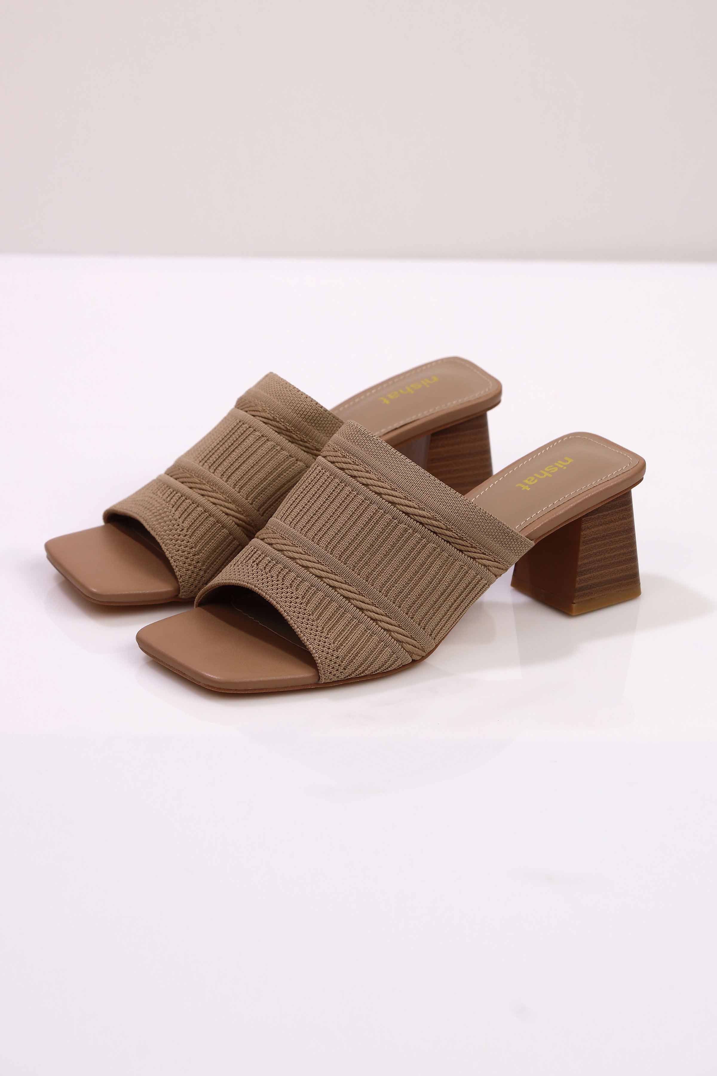 Khaki Wedge-443052930 for Women - Shoes Collection | Nishat | Shop Online