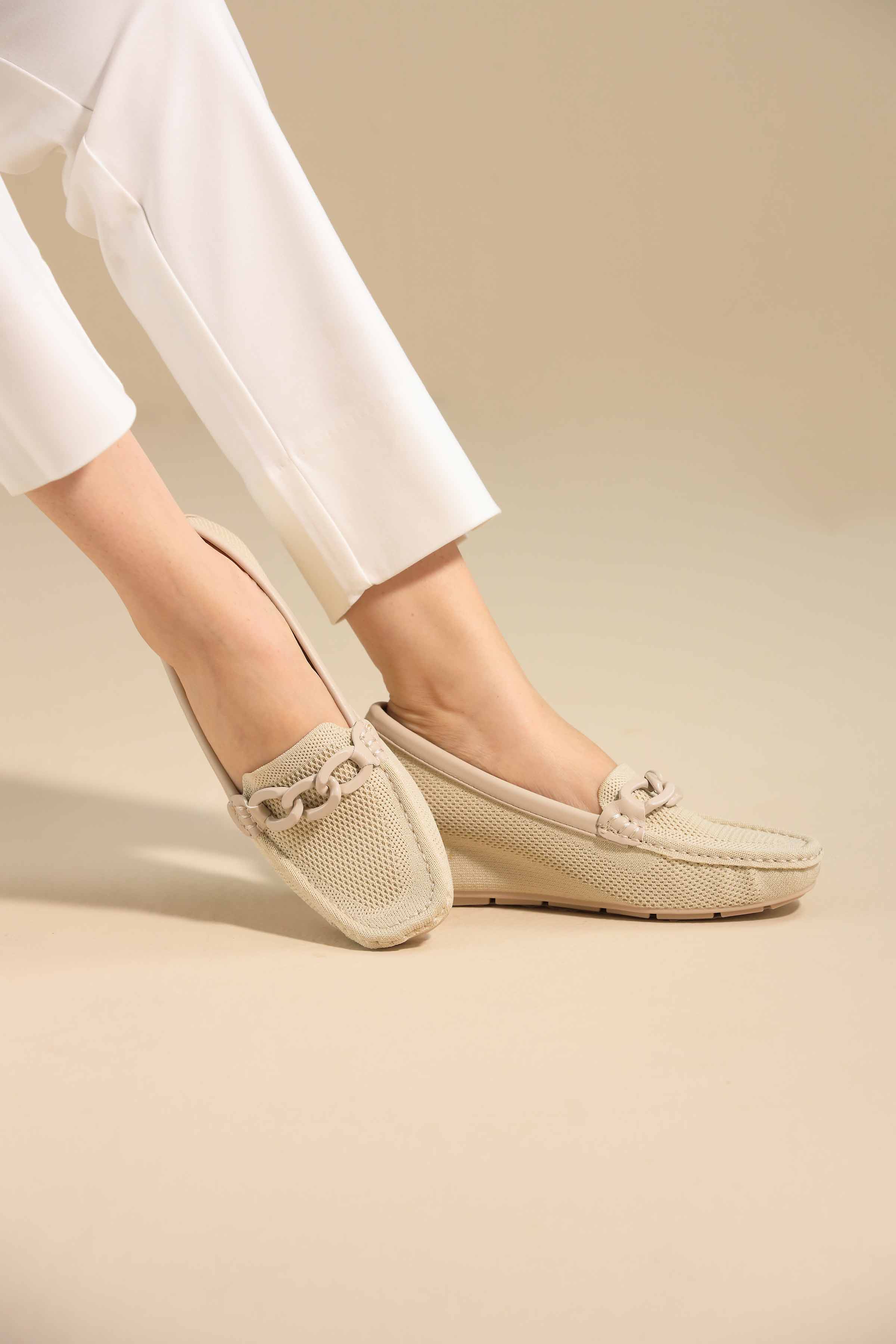 Beige Loafers-443062918 - for Women - Shoes Collection | Nishat | Shop Online